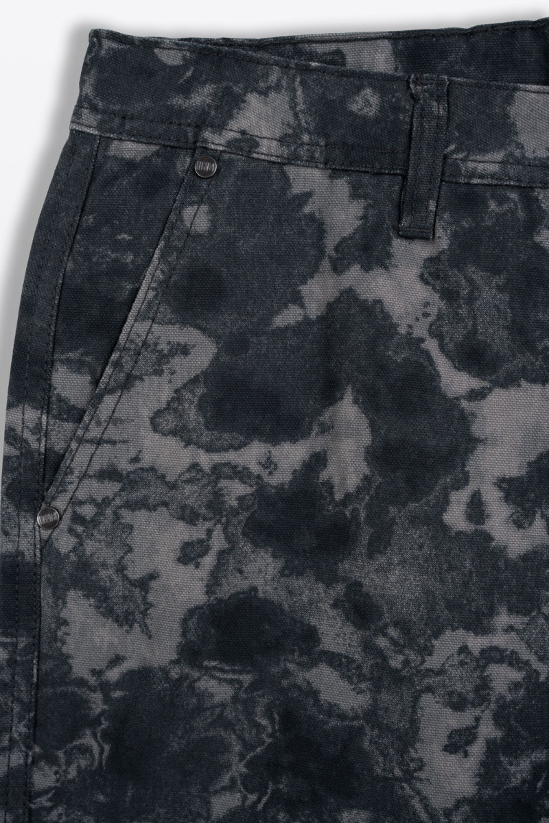 Spodnie jeansowe z nadrukiem na całości