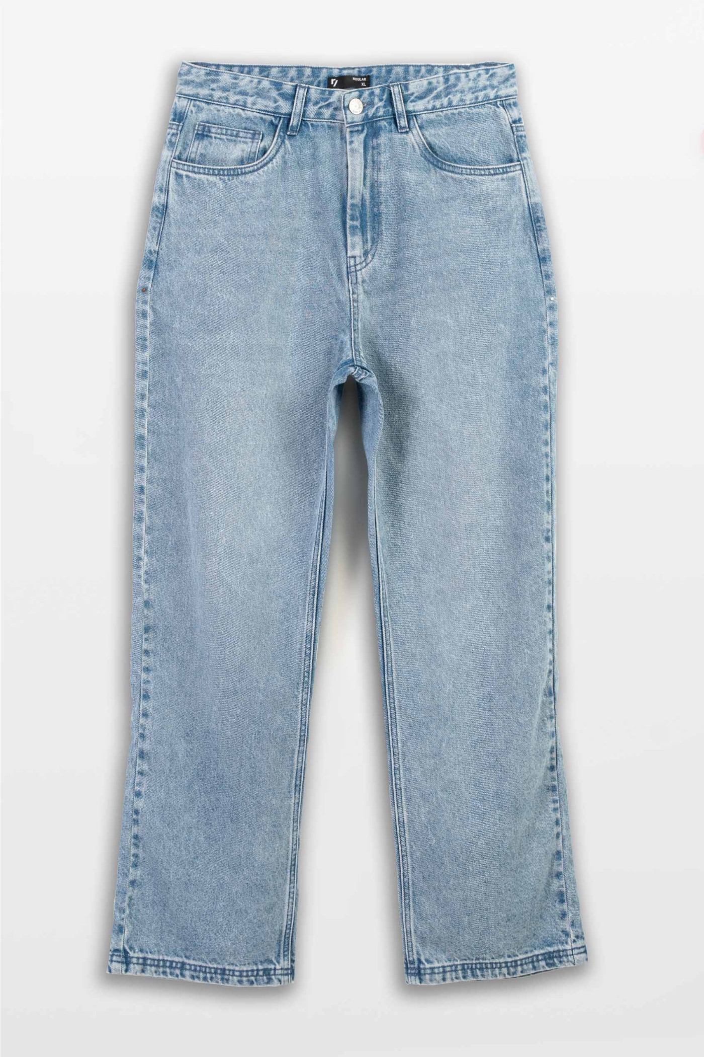 Niebieskie spodnie jeansowe REGULAR