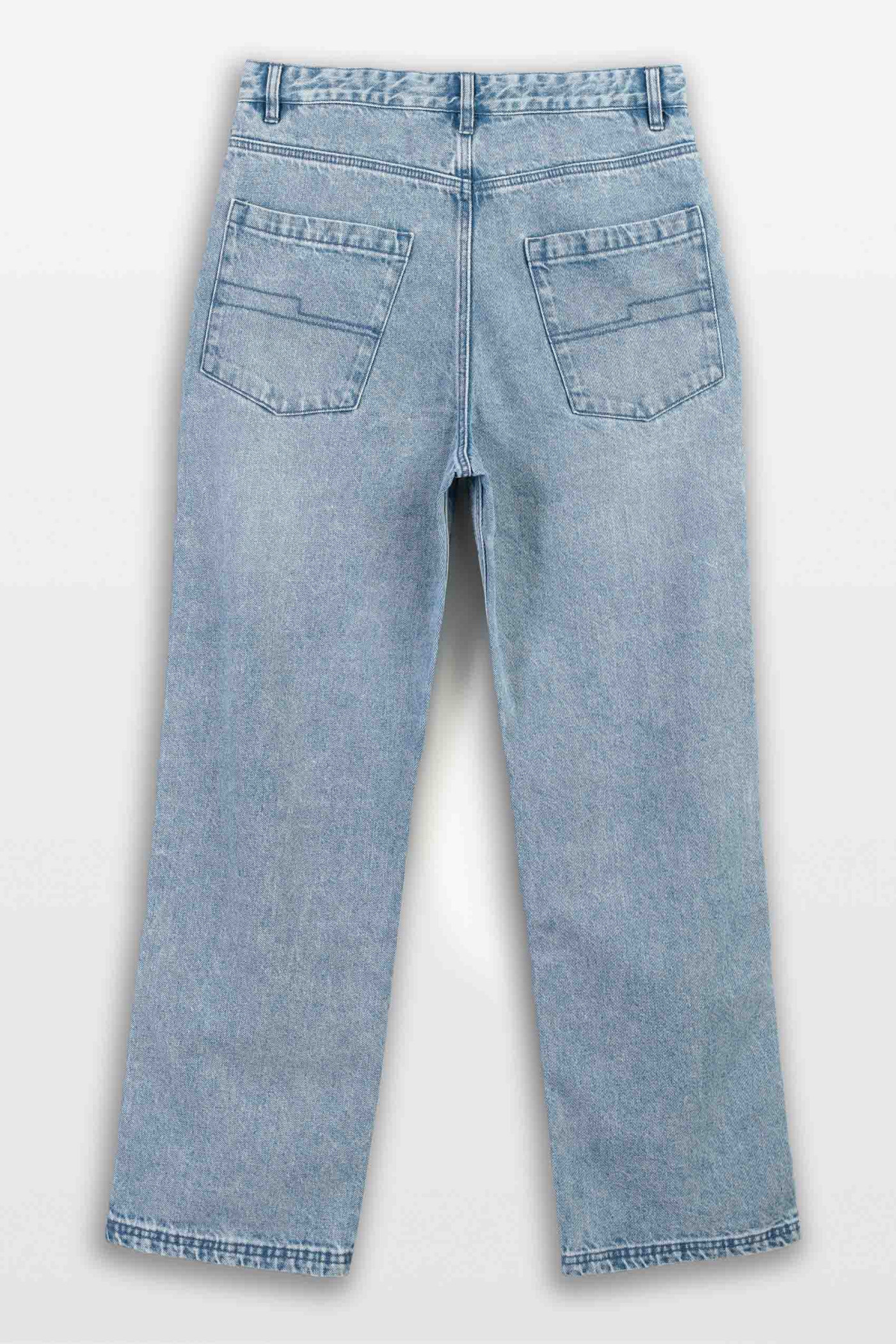 Niebieskie spodnie jeansowe REGULAR