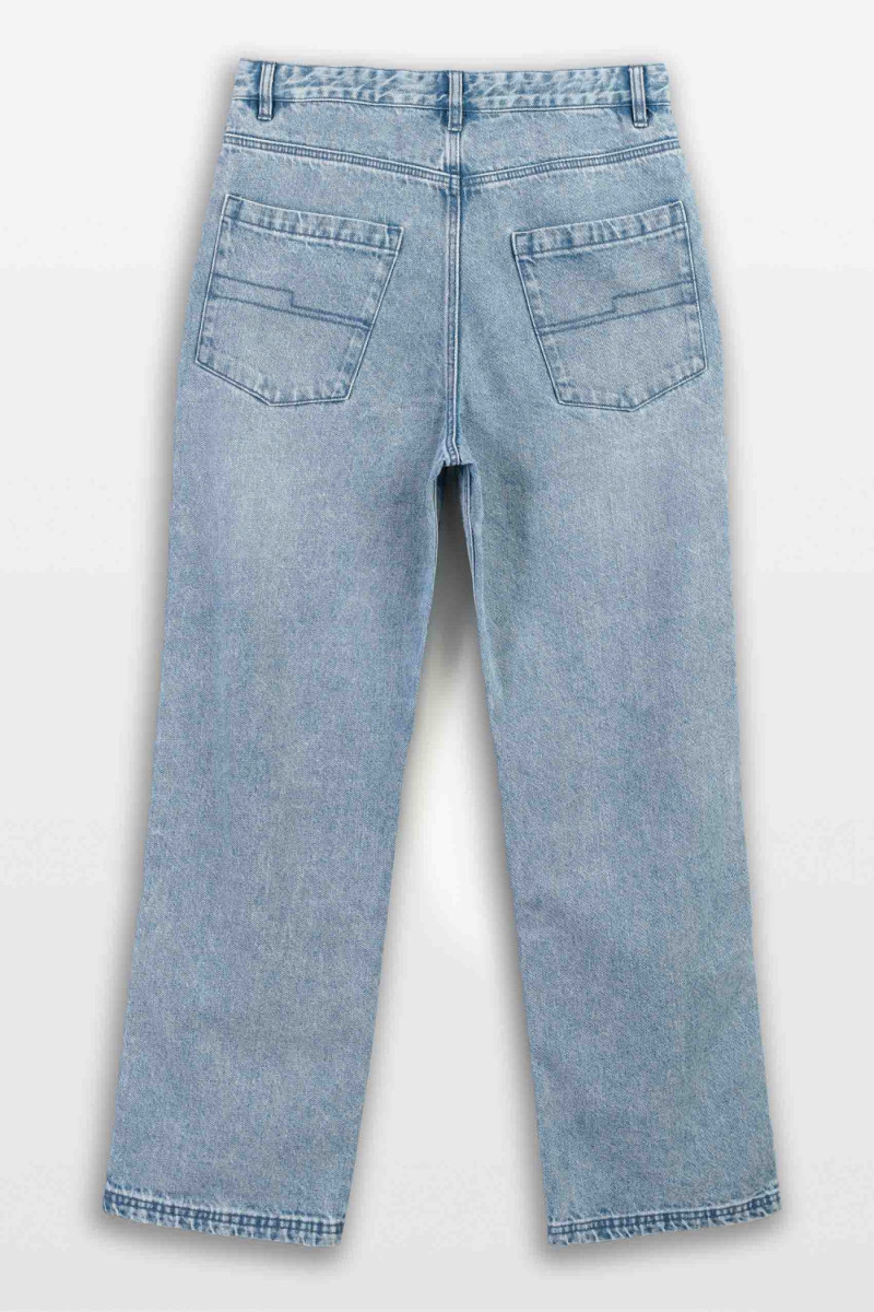 Niebieskie spodnie jeansowe REGULAR