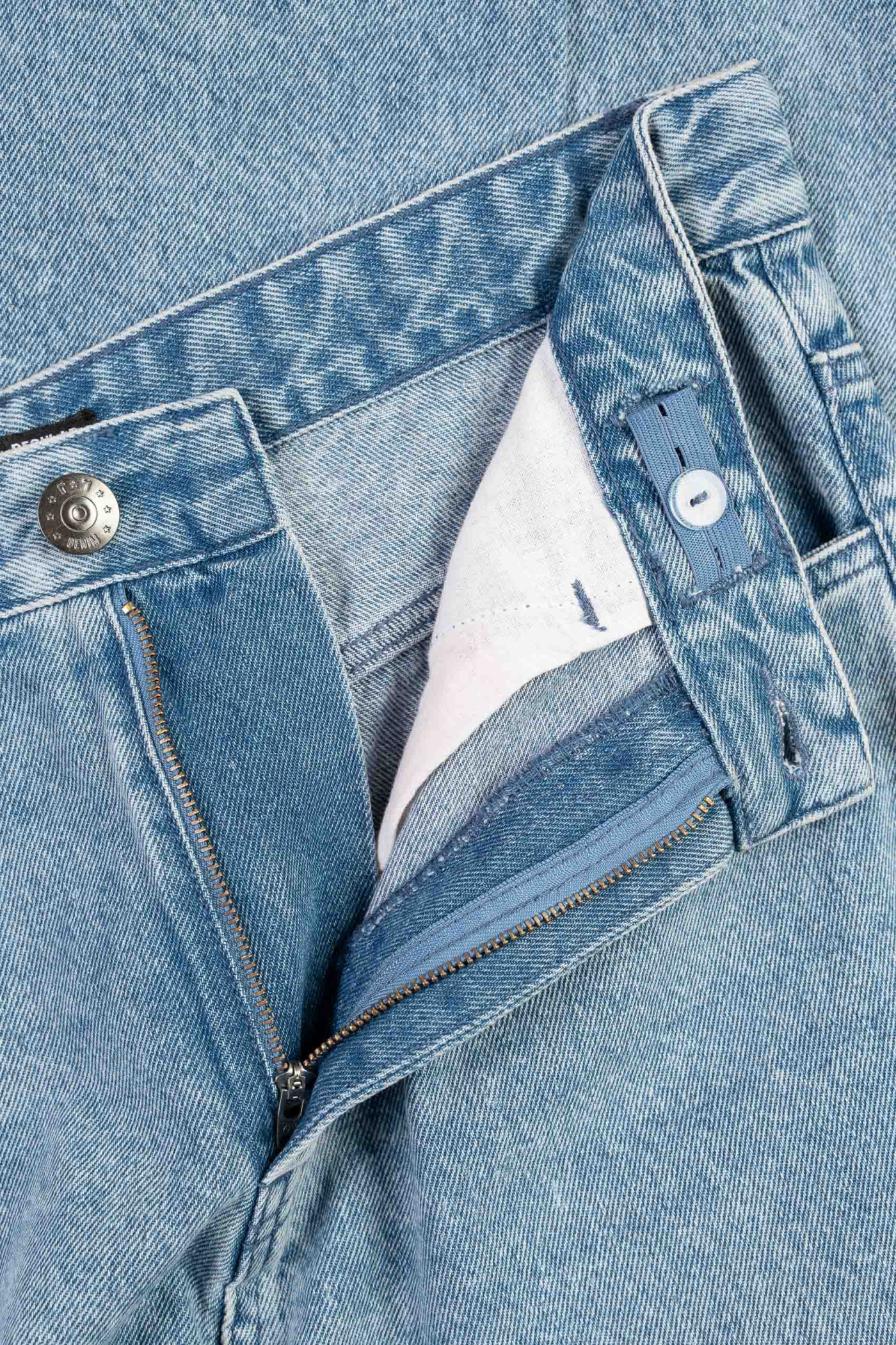 Niebieskie spodnie jeansowe REGULAR