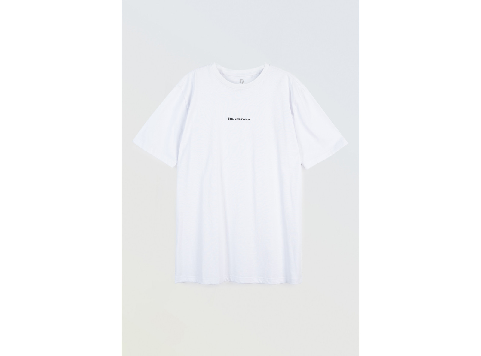 Biały t-shirt z autorską grafiką z tyłu