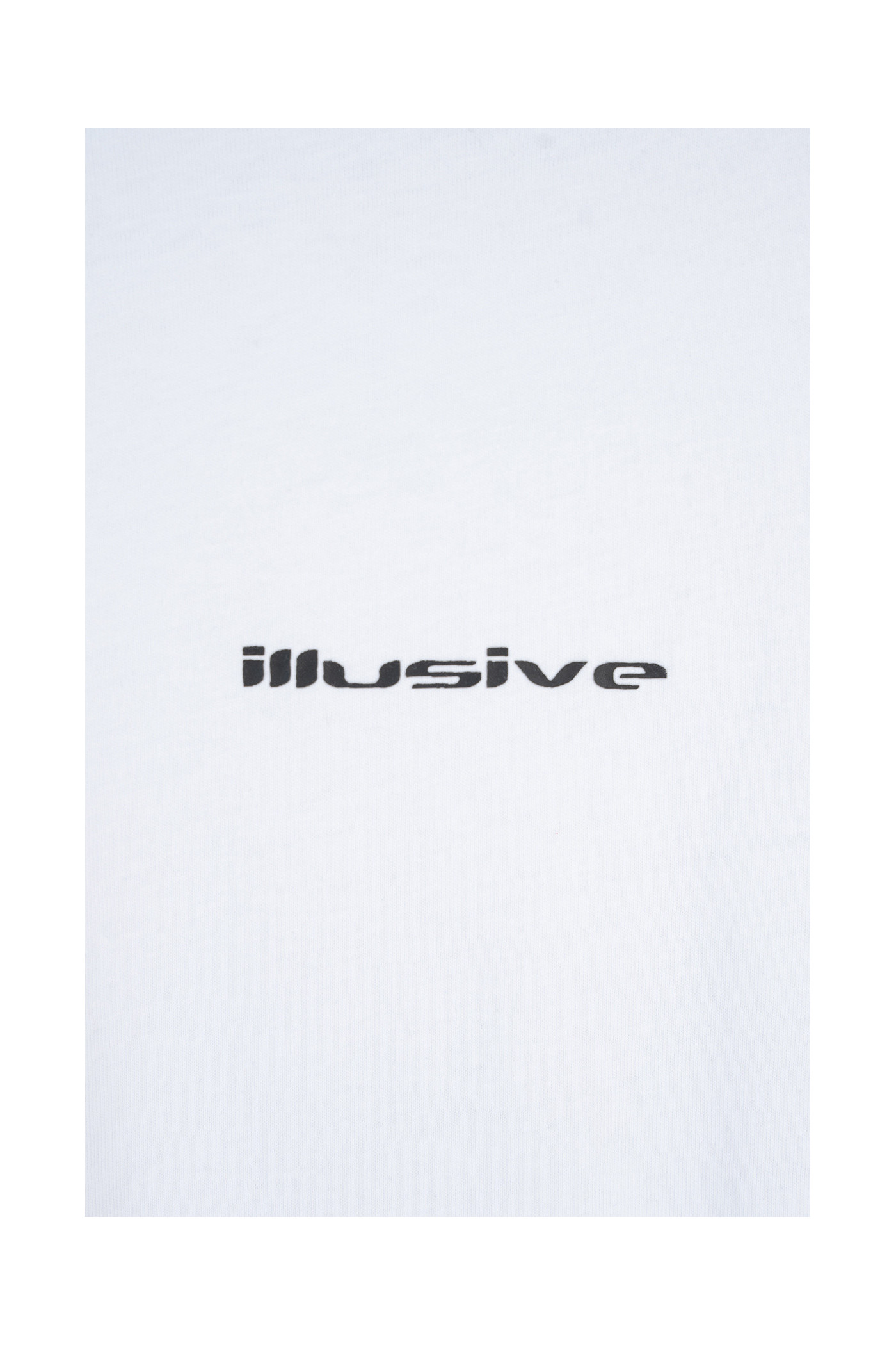 Biały t-shirt z autorską grafiką z tyłu