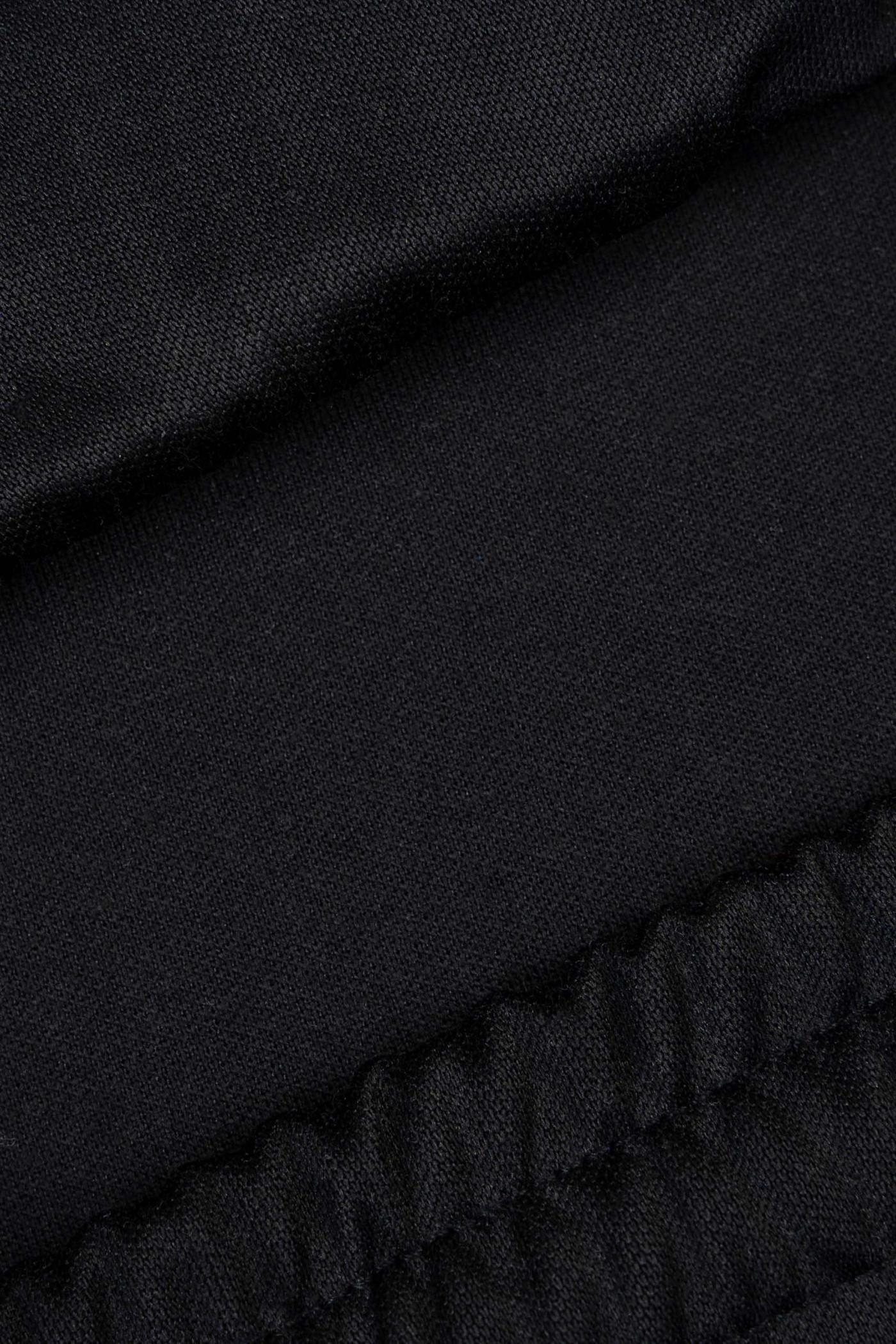 Czarne spodnie dresowe WIDE LEG z białym lampasem