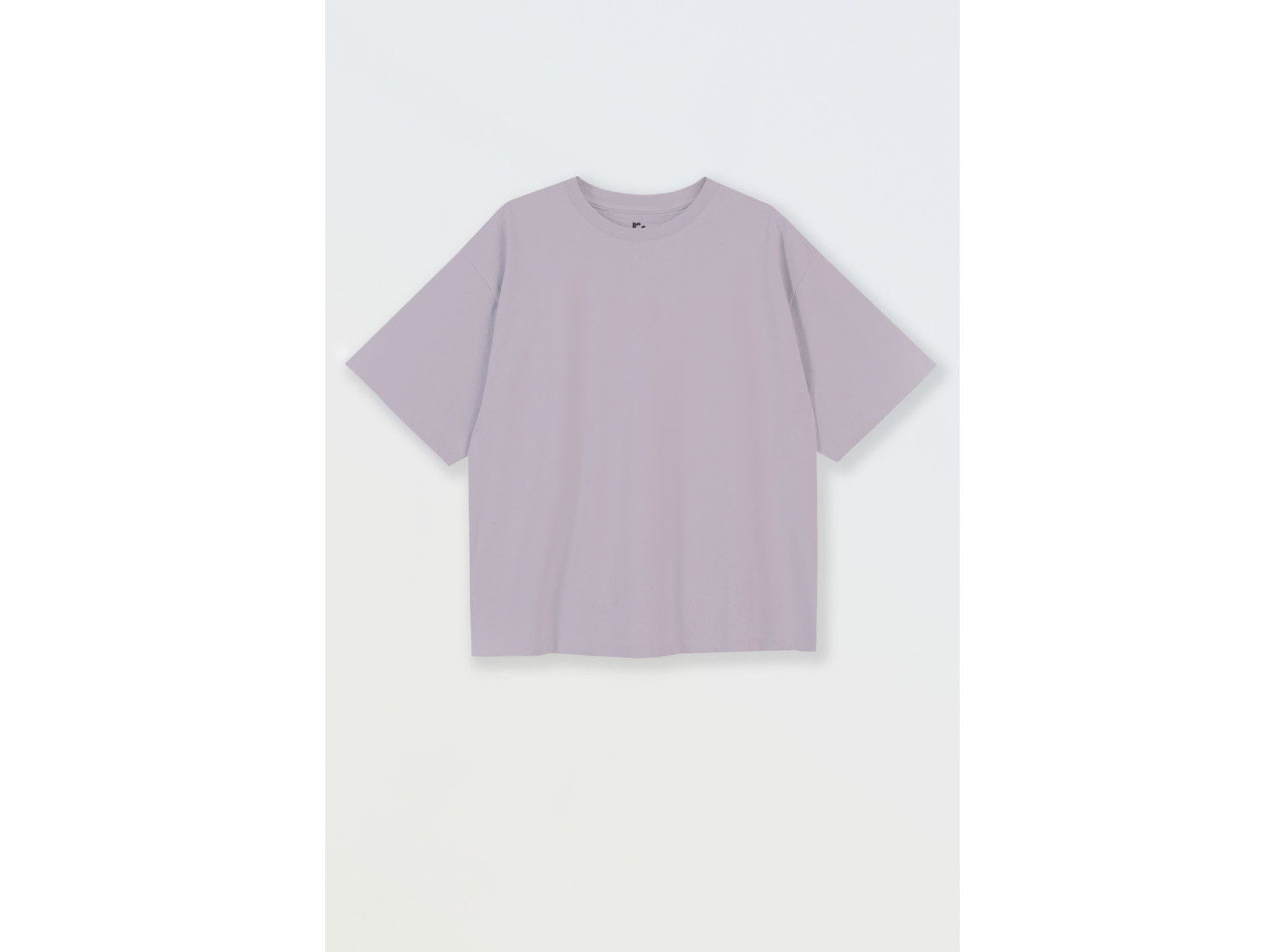 Fioletowy t-shirt z autorską grafiką z tyłu