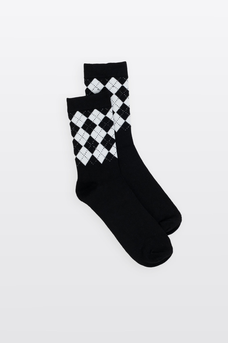 Zestaw skarpet romby w 2-PAK, biały