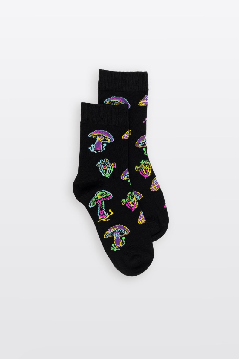 Czarny zestaw skarpet 2-PAK, czarny