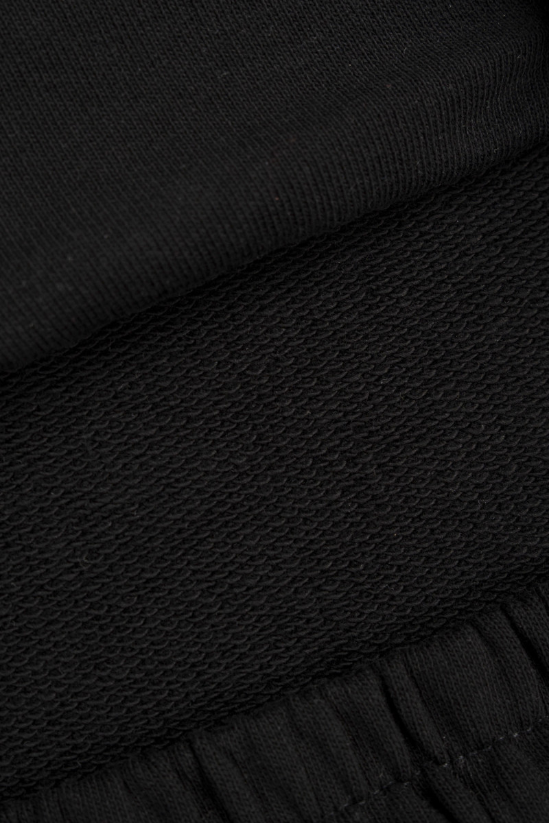 Czarne spodnie dresowe OVERSIZE bez nadruków