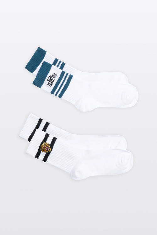 Biały zestaw skarpet 2-PAK