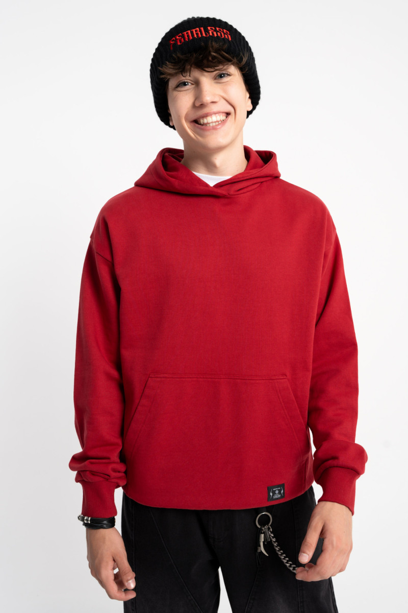 Czarna czapka zimowa z napisem, czarny