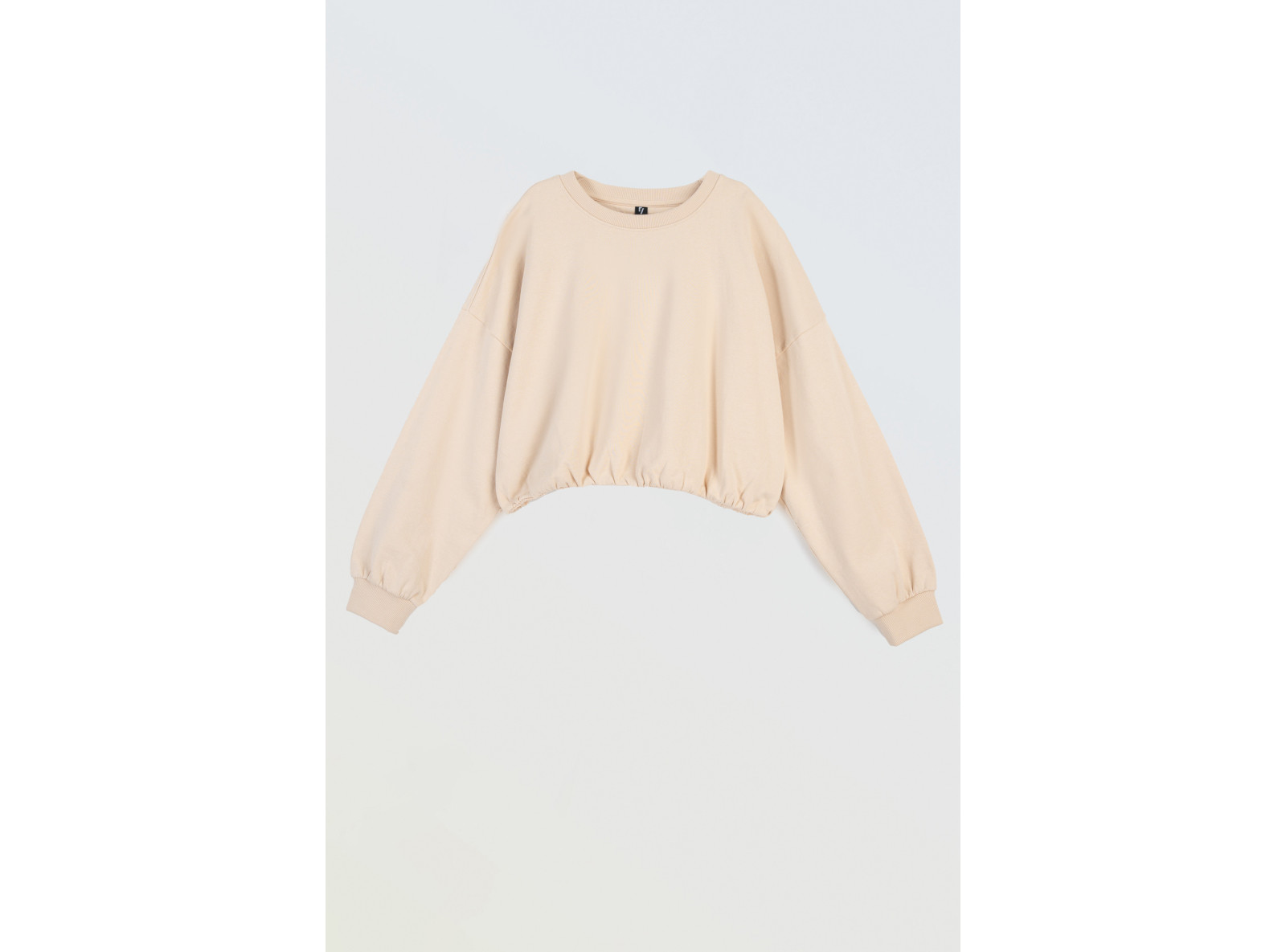 Kremowa bluza o kroju BUBBLE