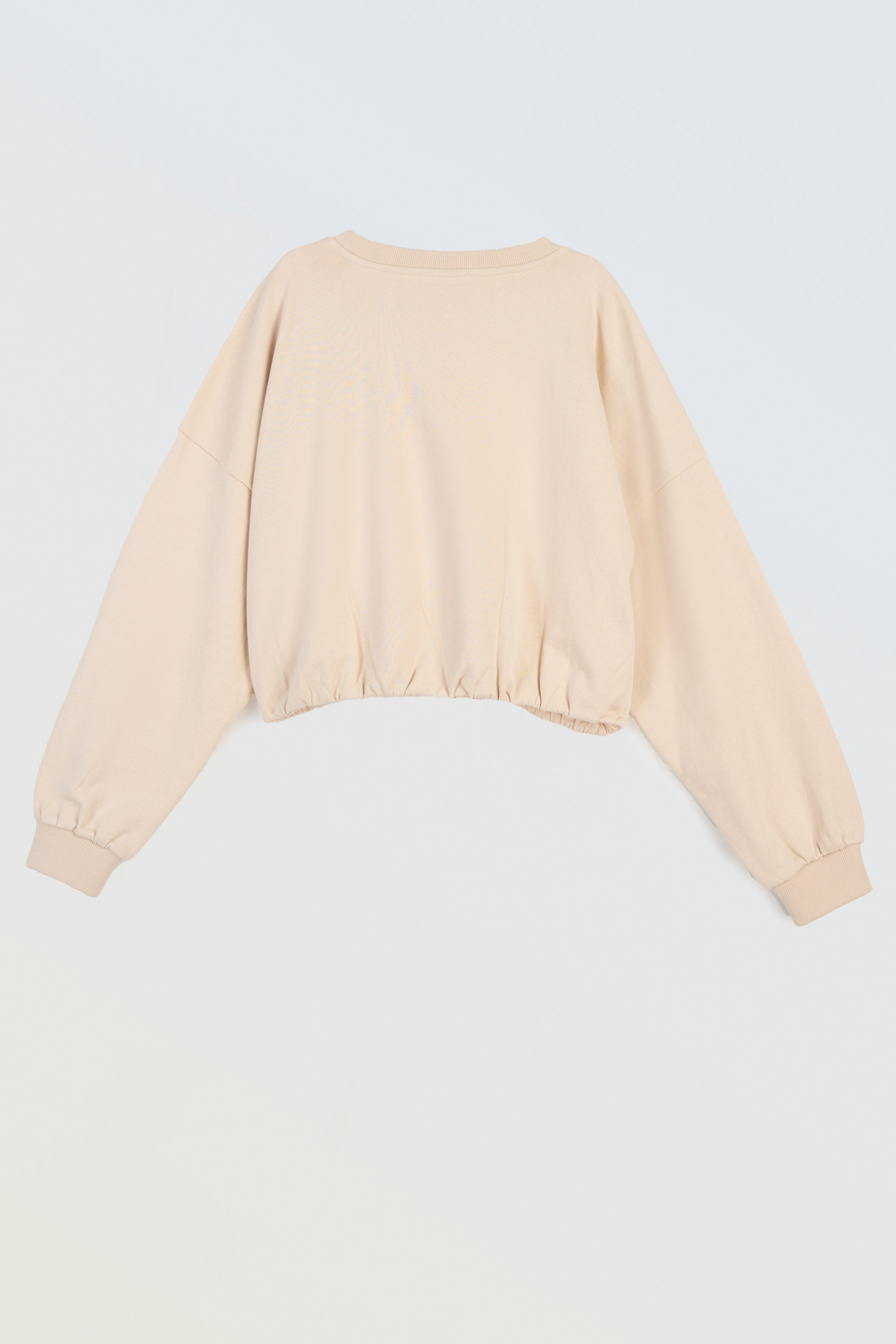 Kremowa bluza o kroju BUBBLE