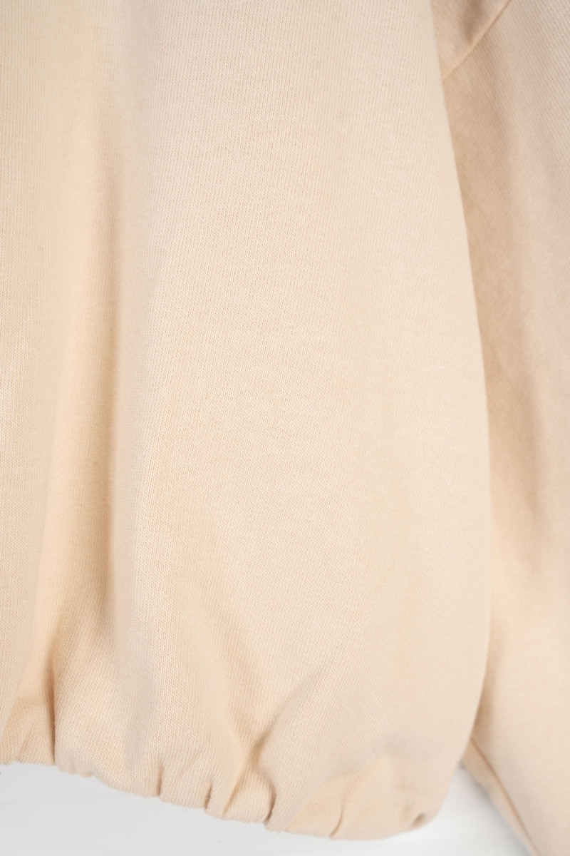 Kremowa bluza o kroju BUBBLE