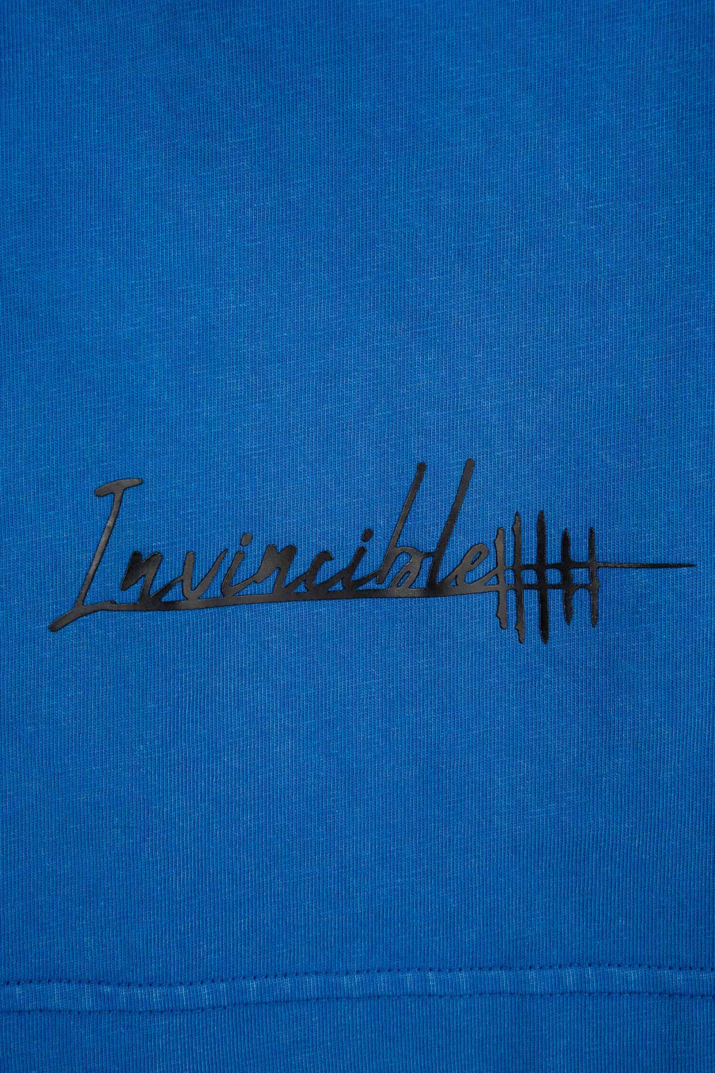 Niebieski t-shirt OVERSIZE z efektem sprania Niebieski t-shirt OVERSIZE z efektem sprania