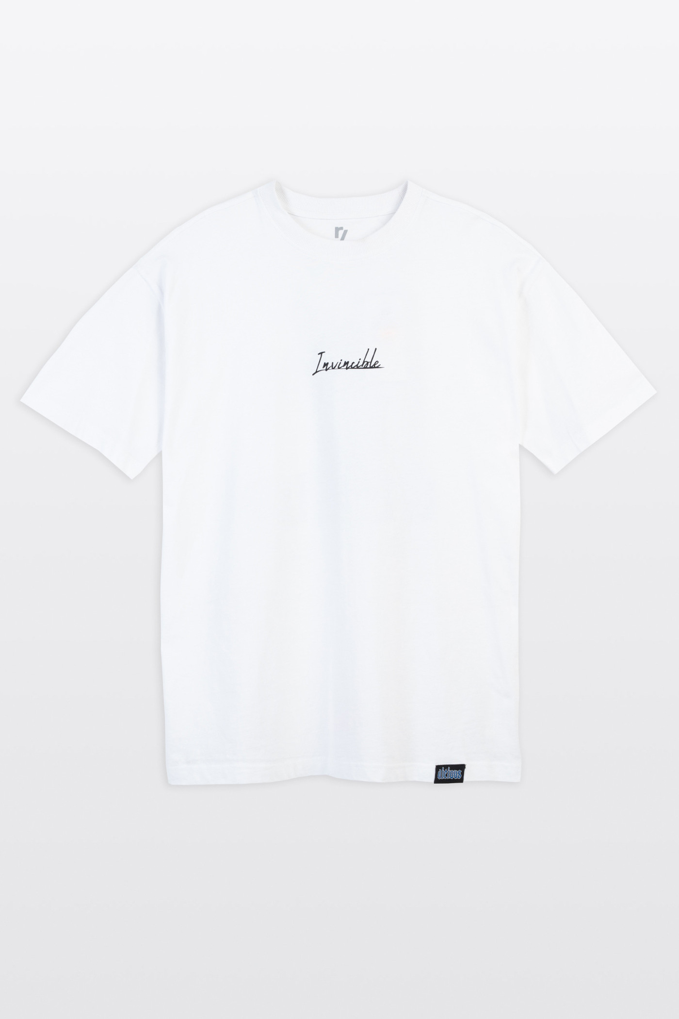 Biały t-shirt LOOSE z autorską grafiką z tyłu Biały t-shirt LOOSE z autorską grafiką z tyłu