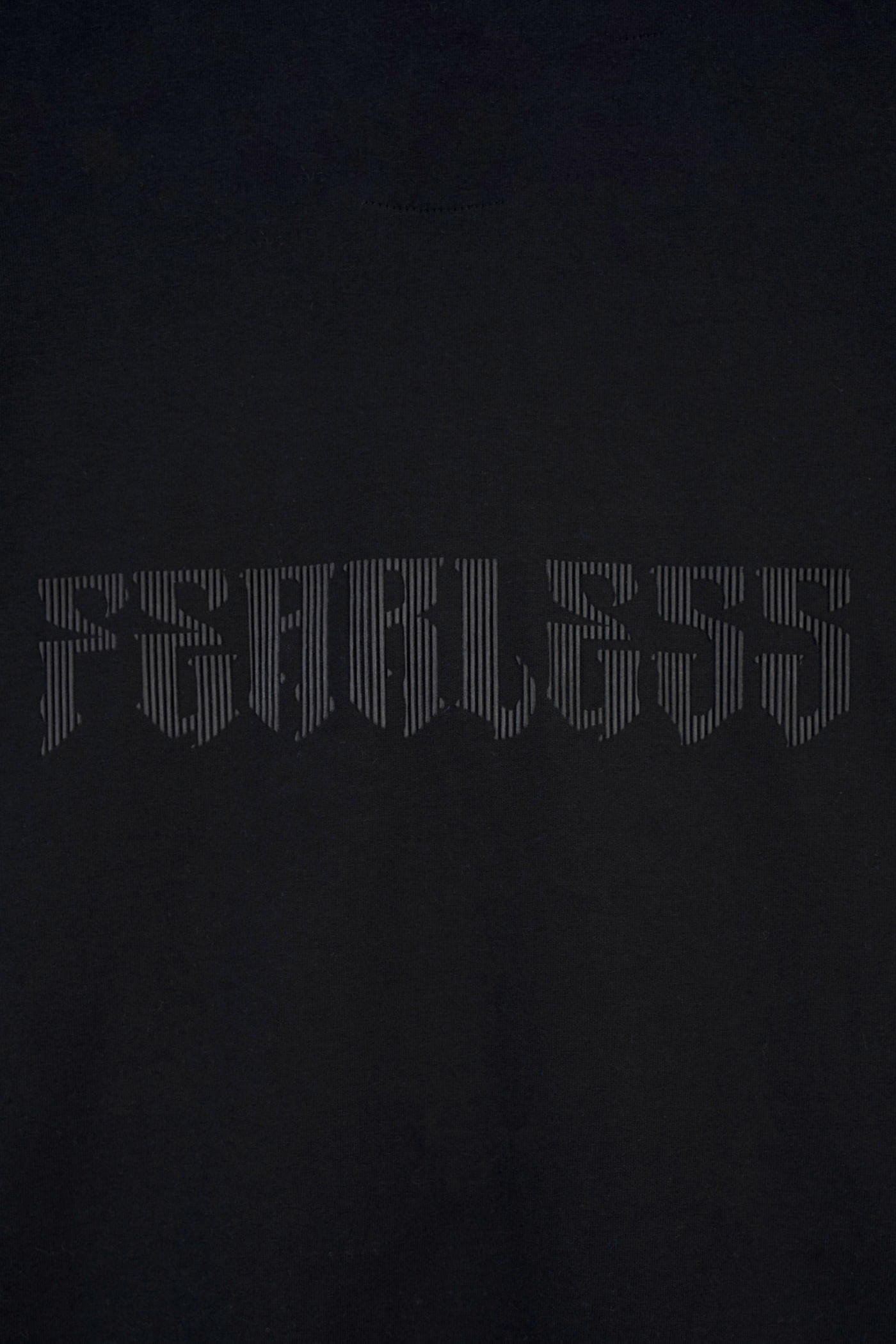 Czarny t-shirt LOOSE z nadrukiem z przodu Czarny t-shirt LOOSE z nadrukiem z przodu