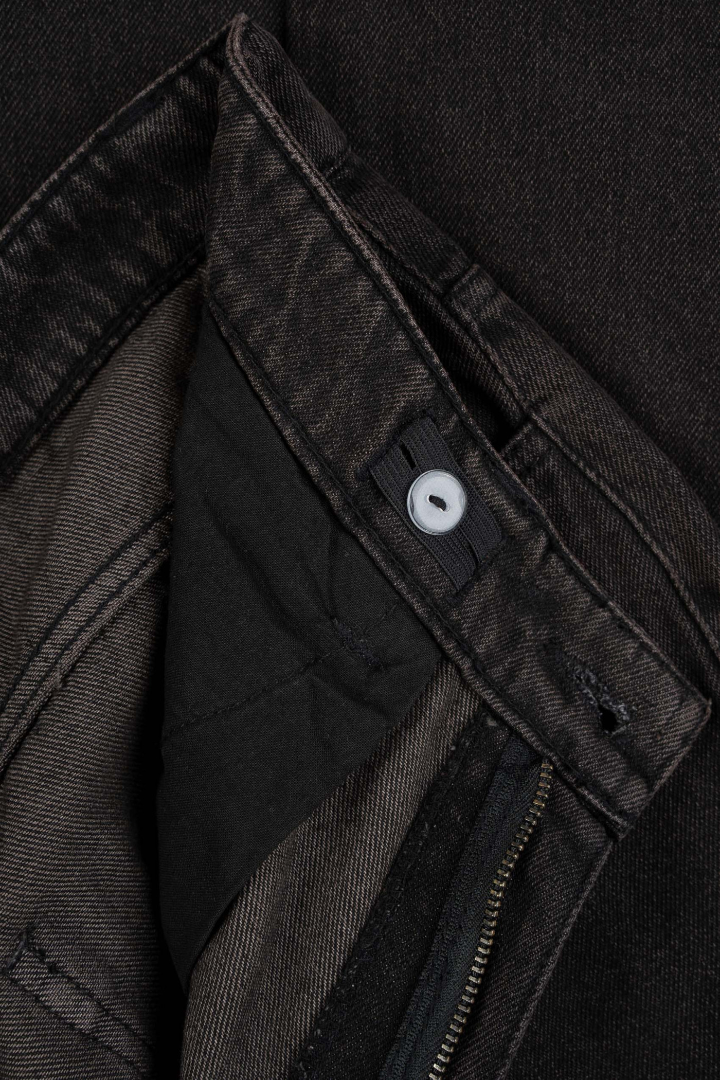 Czarne spodnie jeansowe WIDE LEG