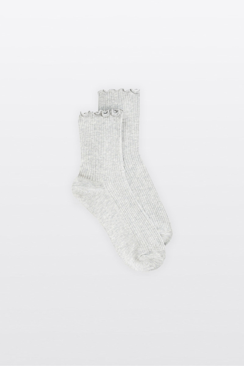 Skarpety z ozdobną falbanką 2-PAK