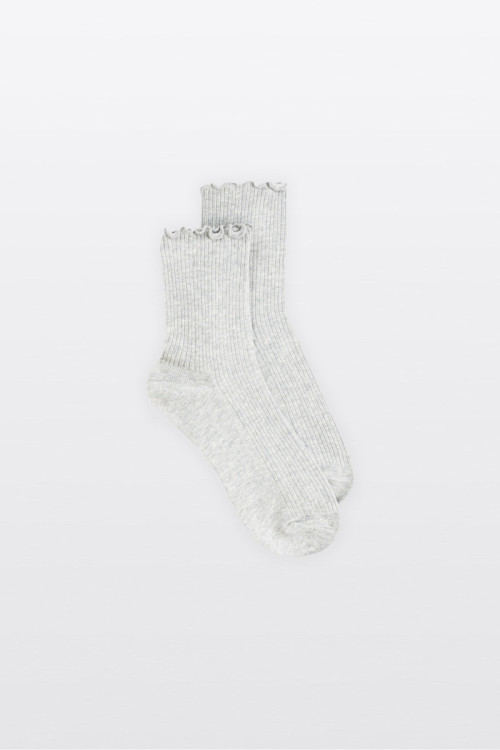 Skarpety z ozdobną falbanką 2-PAK