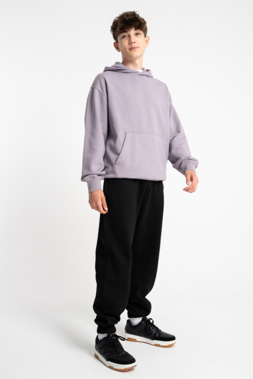 Czarne spodnie dresowe OVERSIZE bez nadruków Czarne spodnie dresowe OVERSIZE bez nadruków