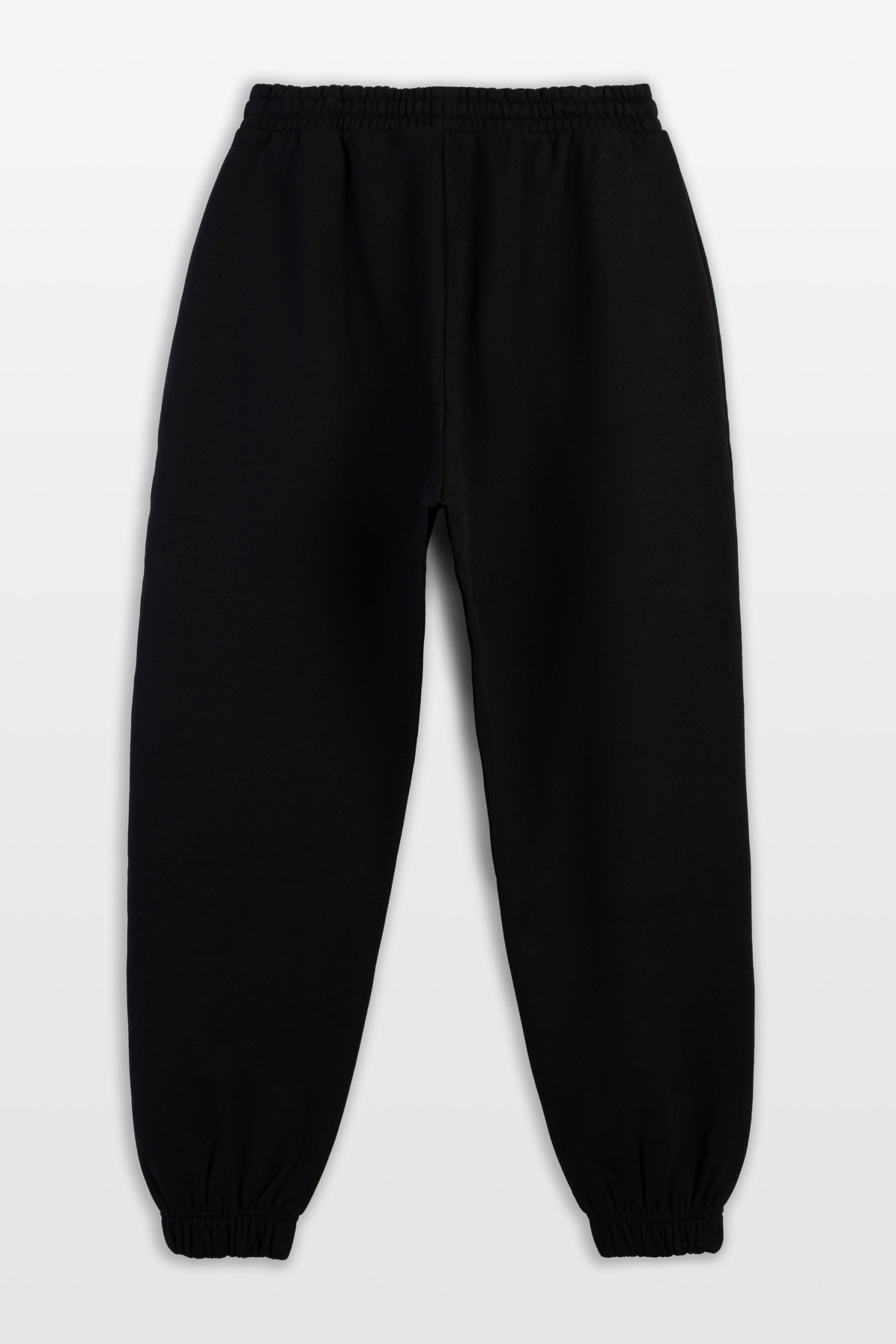 Czarne spodnie dresowe OVERSIZE bez nadruków Czarne spodnie dresowe OVERSIZE bez nadruków