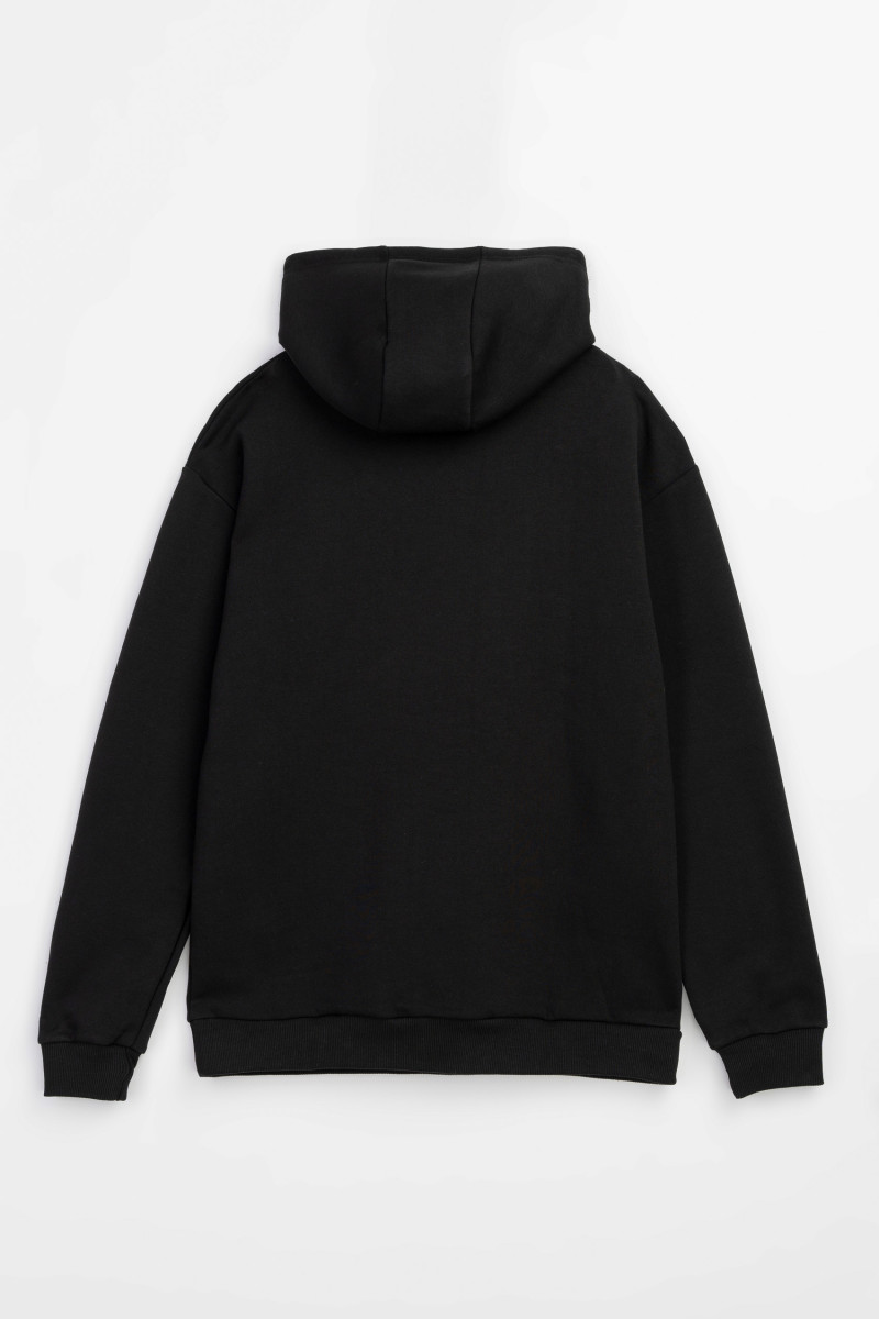 Czarna bluza UNISEX REGULAR z kapturem NOT TODAY