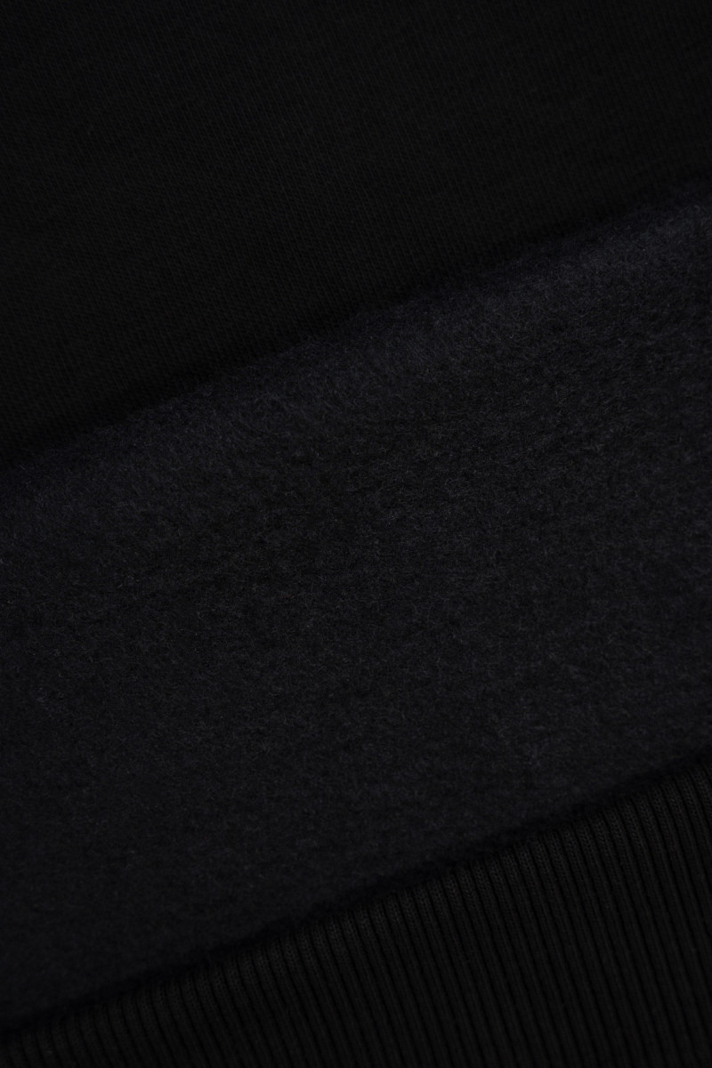 Czarna bluza UNISEX REGULAR z kapturem STORIES CONNECT US