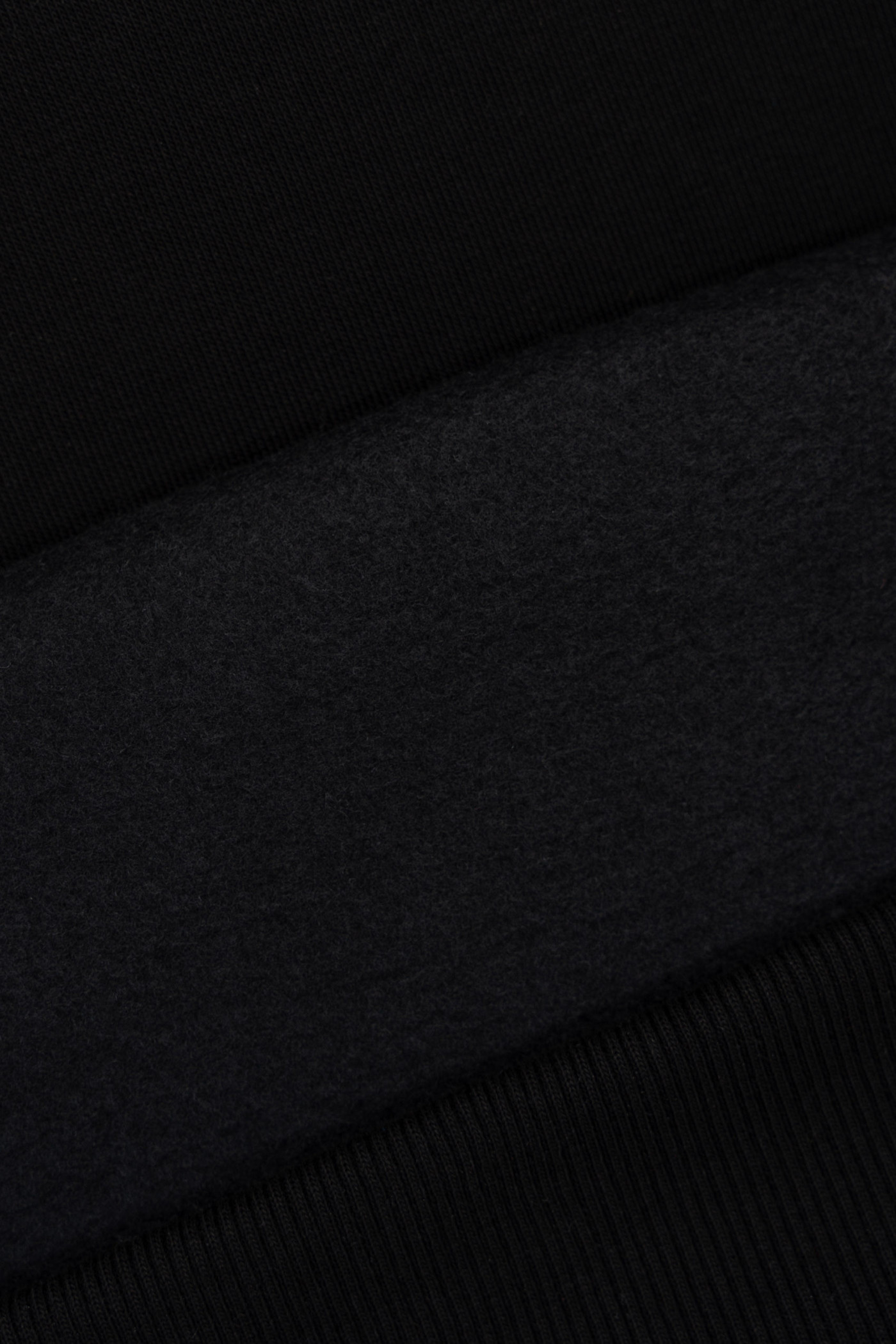 Czarna bluza UNISEX REGULAR z kapturem LUŹNO