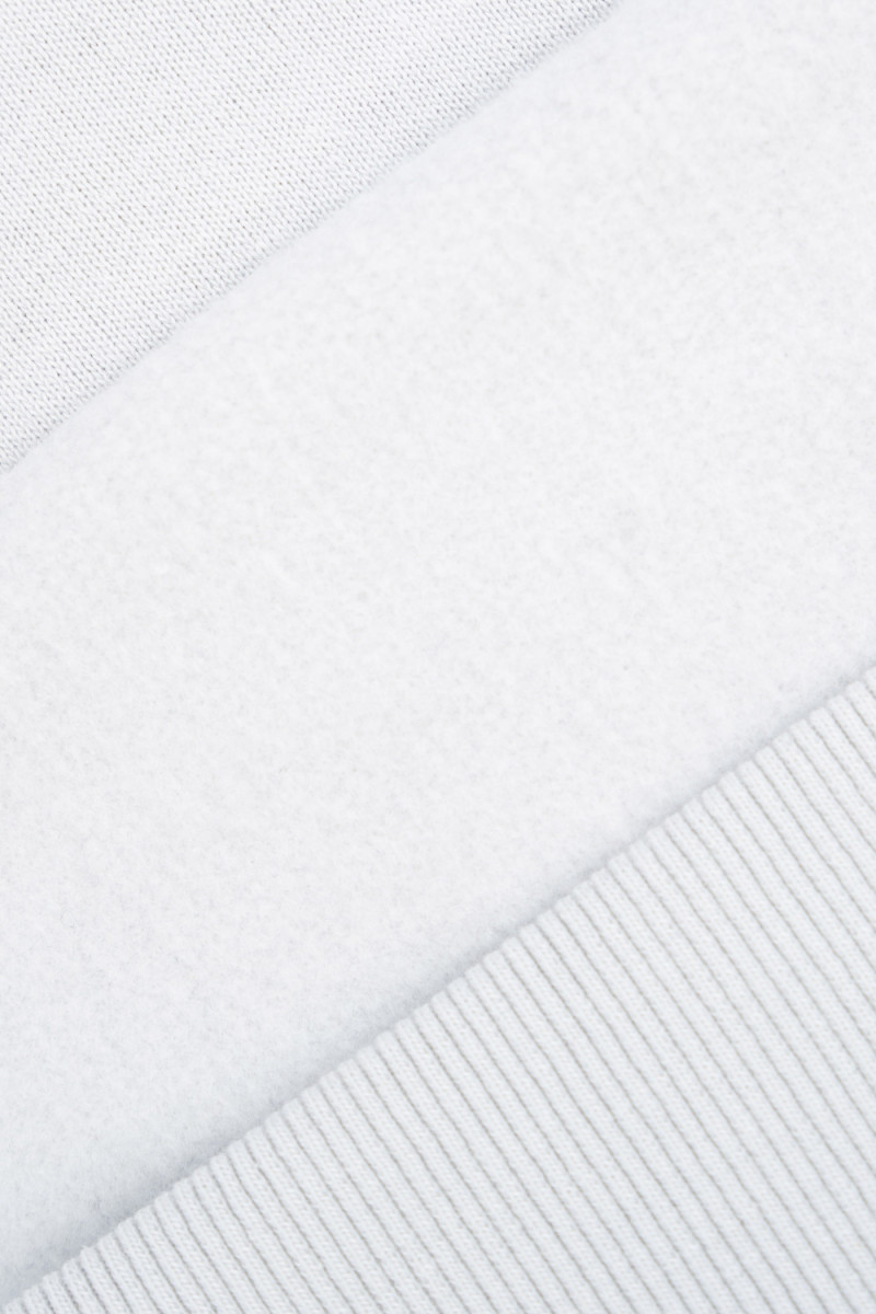 Jasnoszara bluza BOXY z autorską grafiką z przodu