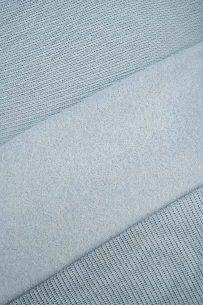 Jasnoniebieska bluza BOXY z autorską grafiką z przodu