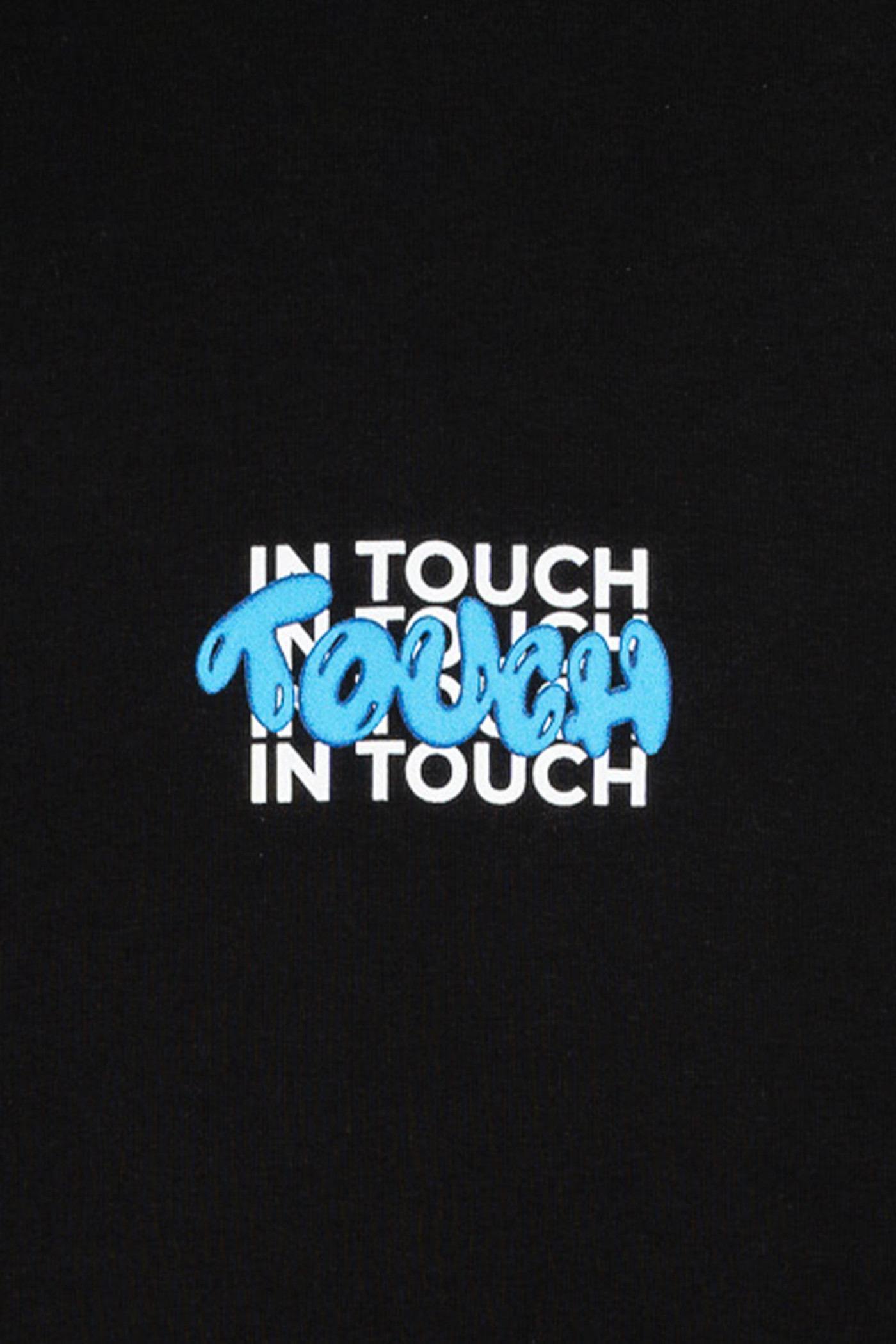 Czarna bluza UNISEX REGULAR z kapturem IN TOUCH