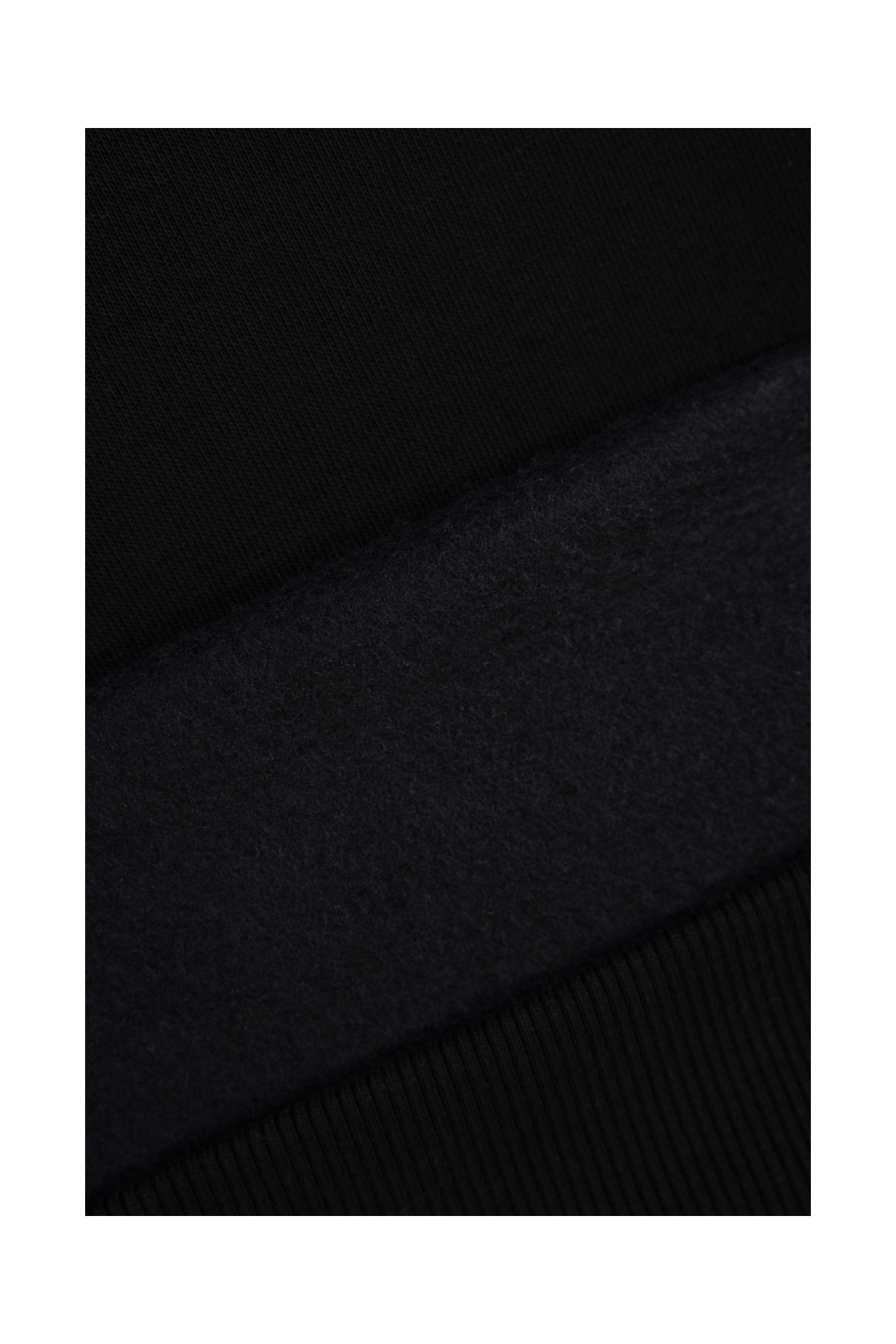 Czarna bluza UNISEX REGULAR z kapturem PRESS RESET