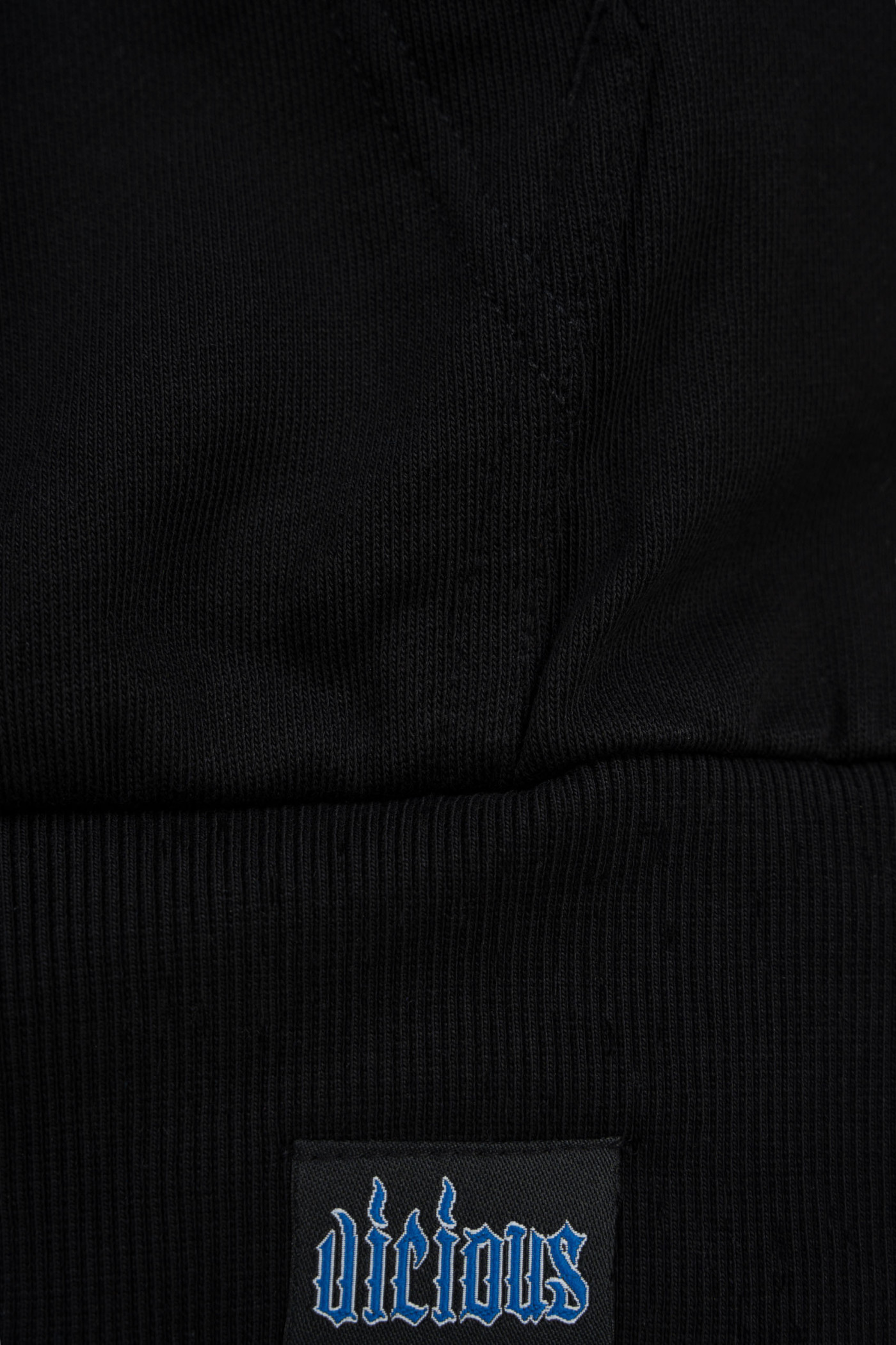 Czarna bluza z kapturem OVERSIZE z autorską grafiką z tyłu