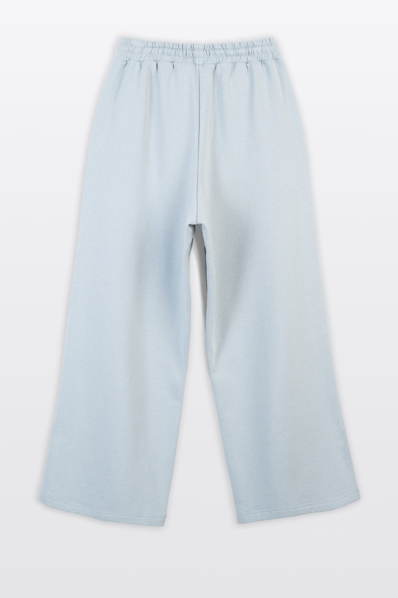 Jasnoniebieskie spodnie dresowe UNISEX WIDE LEG
