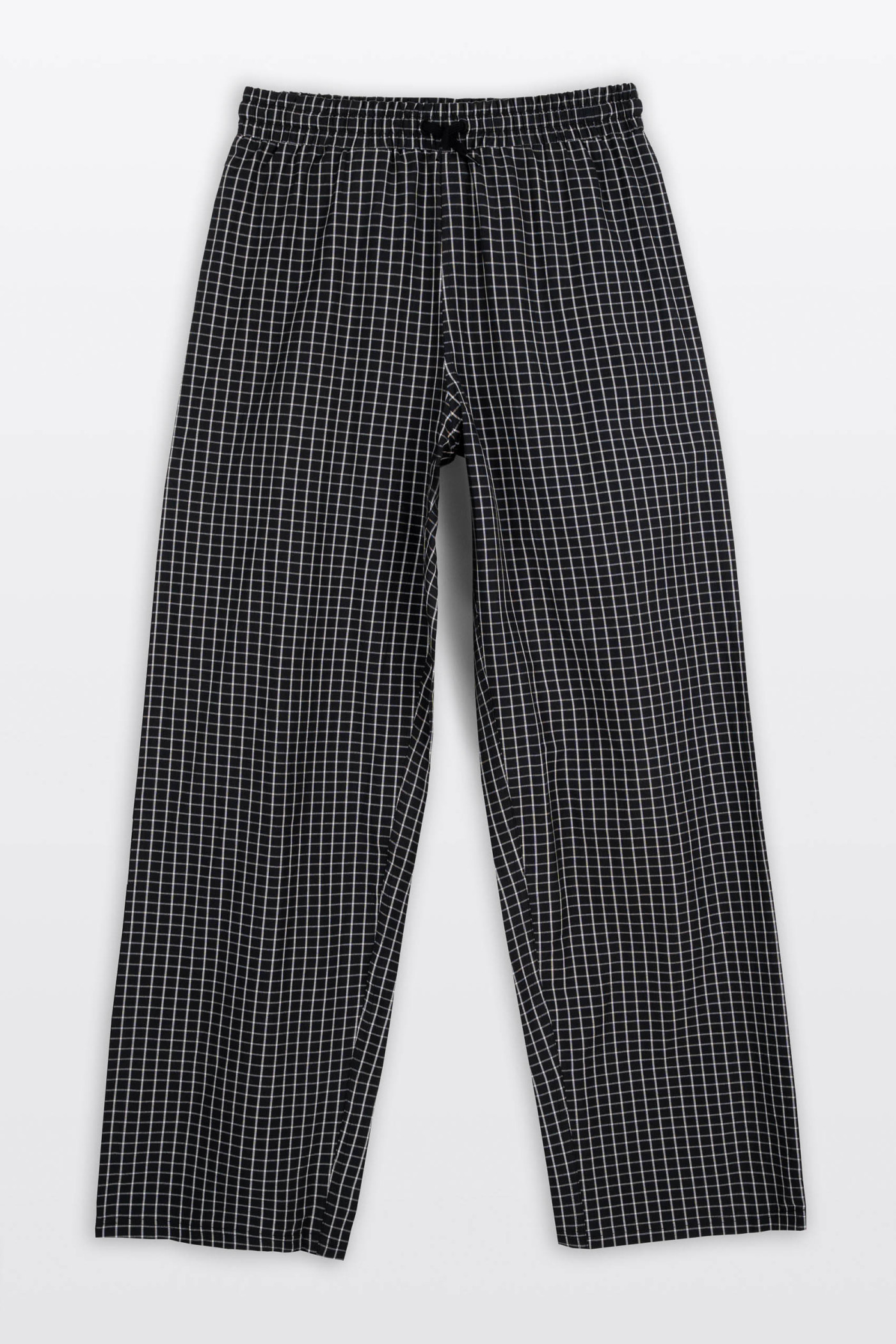 Biało-czarna piżama z autorską grafiką z przodu