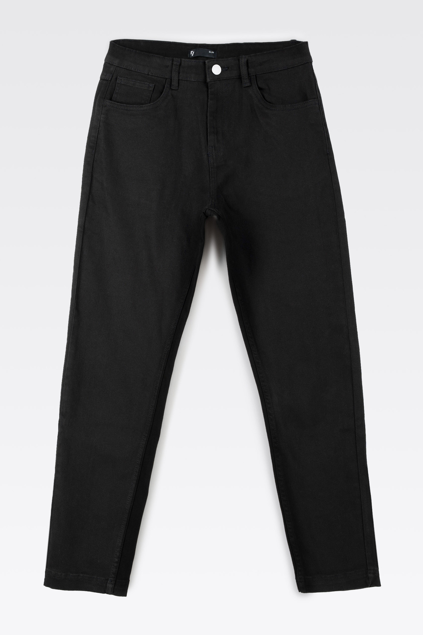 Czarne spodnie jeansowe SLIM