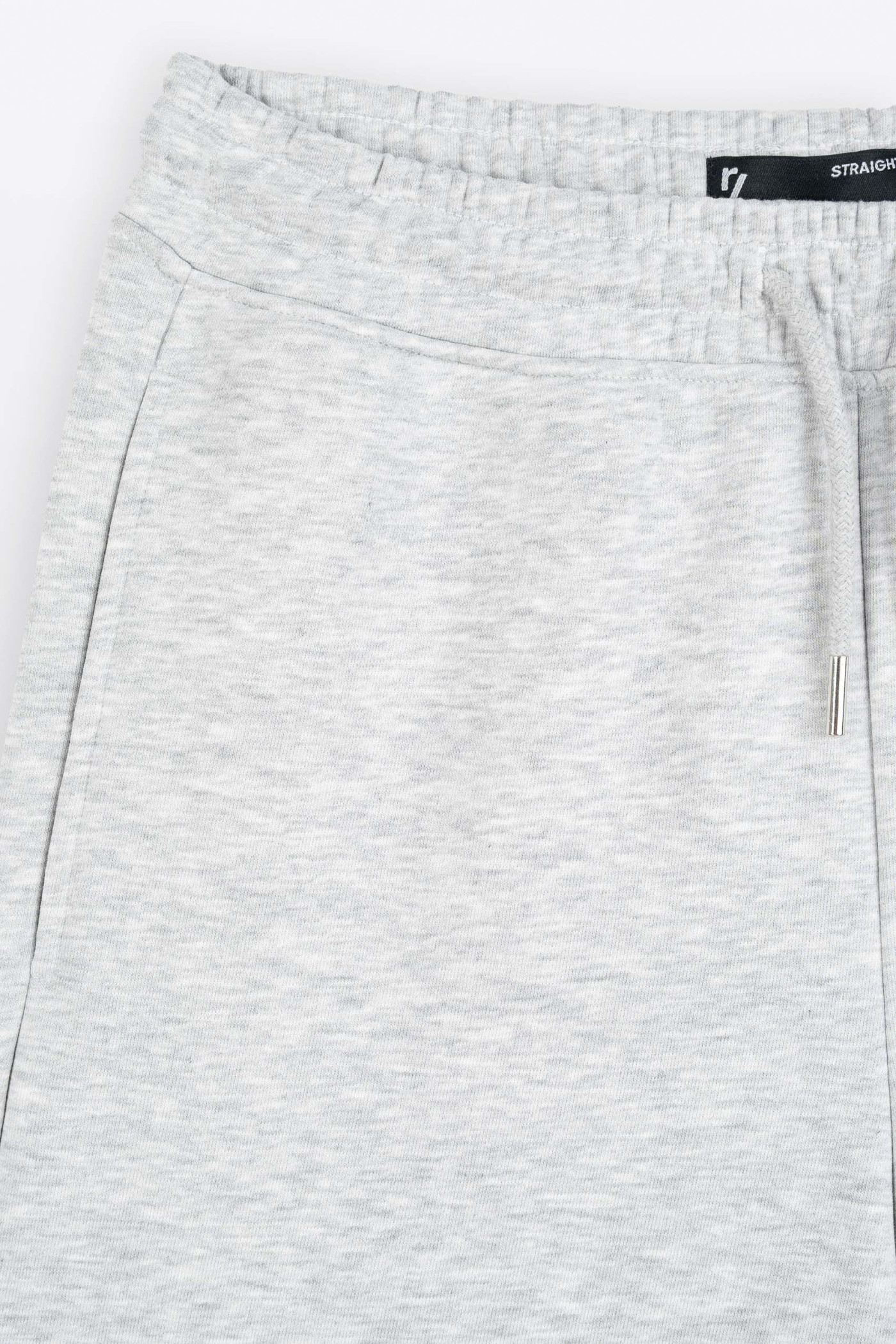 Spodnie dresowe szary melanż WIDE LEG