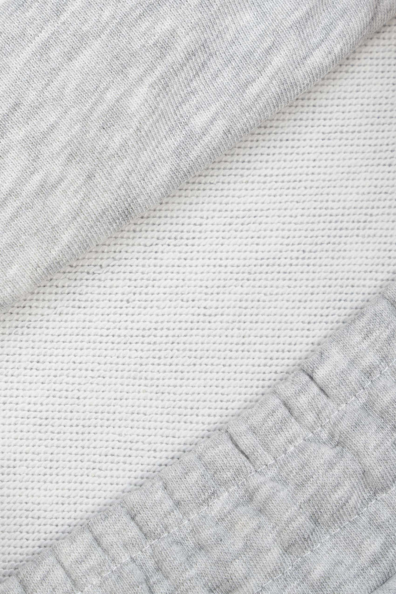 Spodnie dresowe szary melanż WIDE LEG