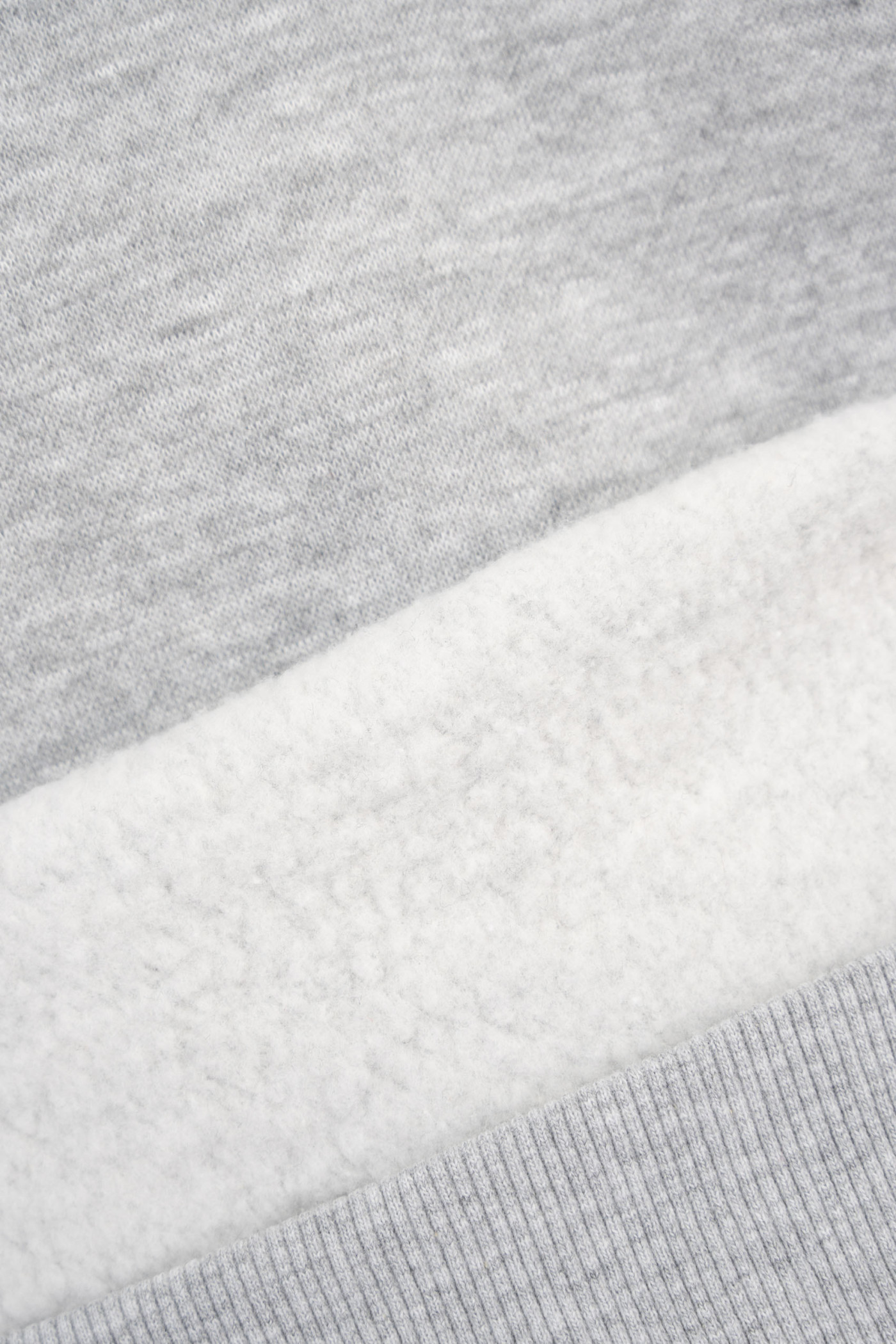 Szara bluza BOXY z kapturem bez nadruków