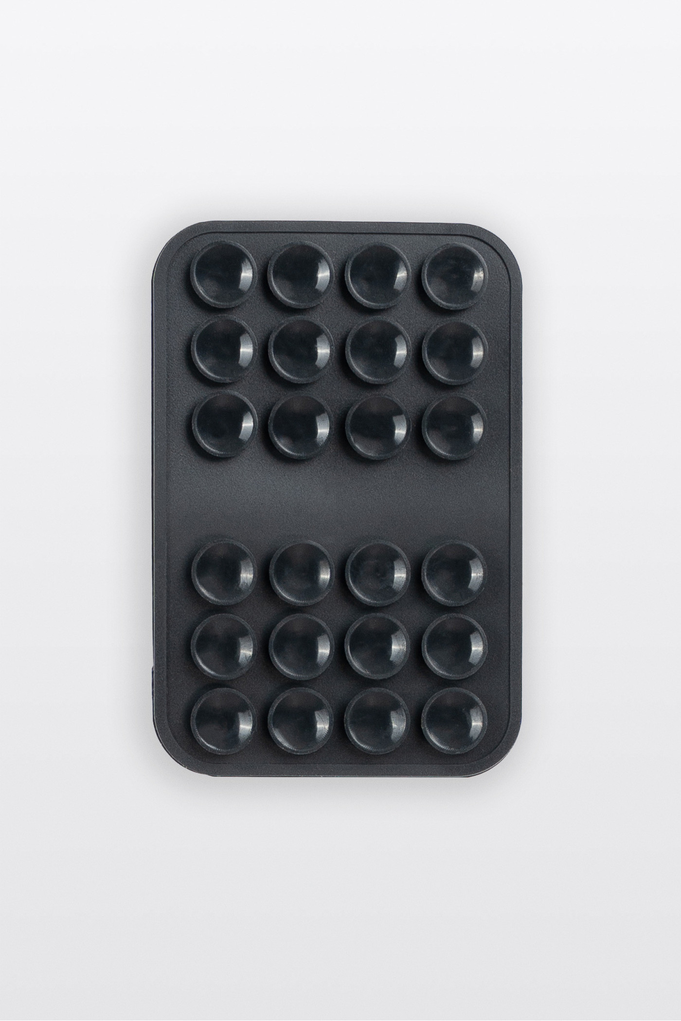 Czarna przyssawka uchwyt do telefonu