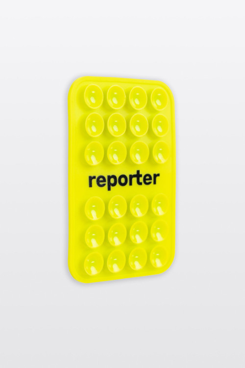 Żółty przyssawka uchwyt do telefonu