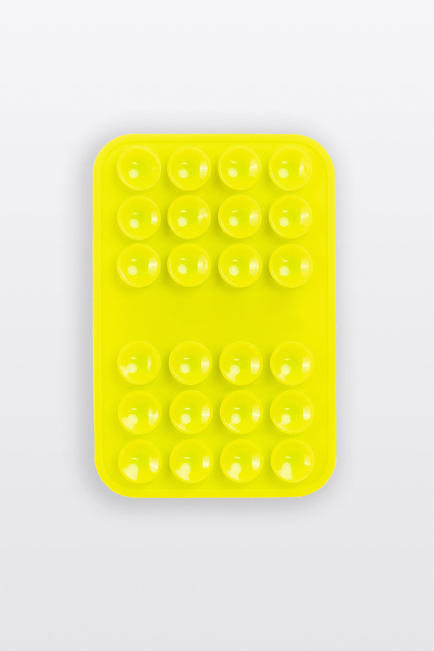 Żółty przyssawka uchwyt do telefonu