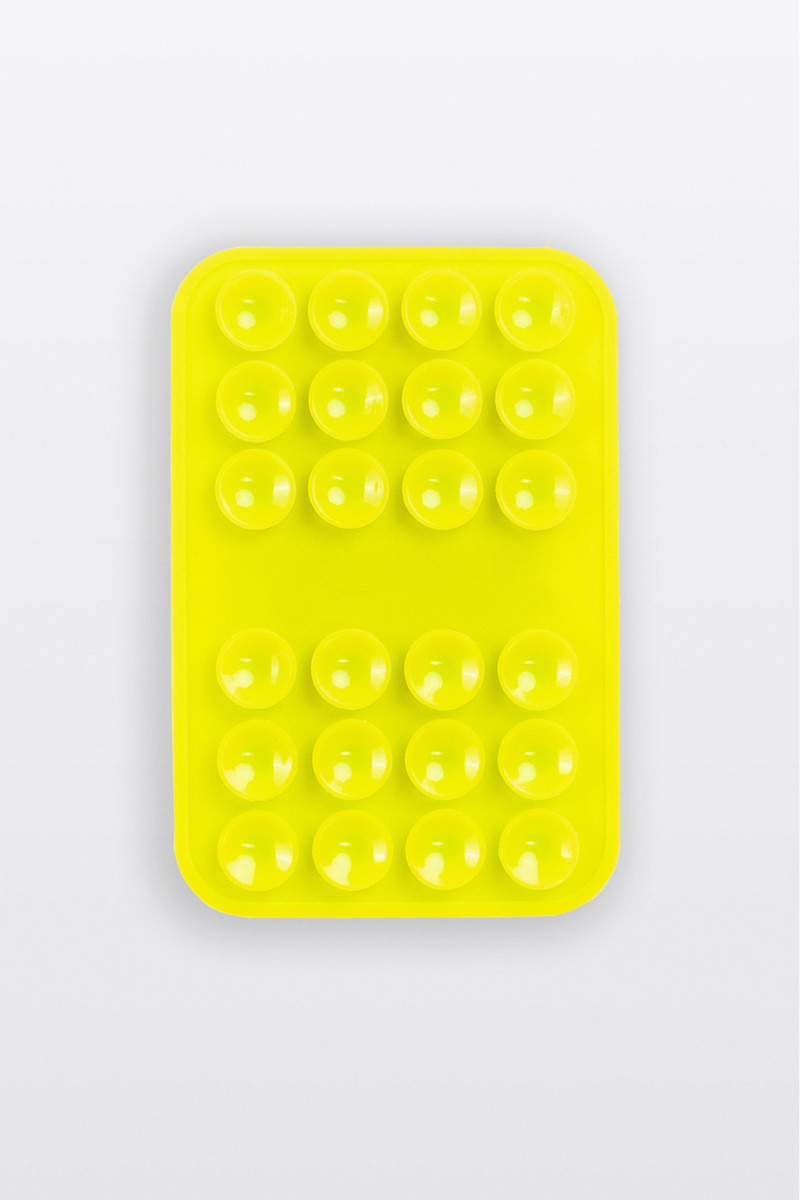 Żółty przyssawka uchwyt do telefonu