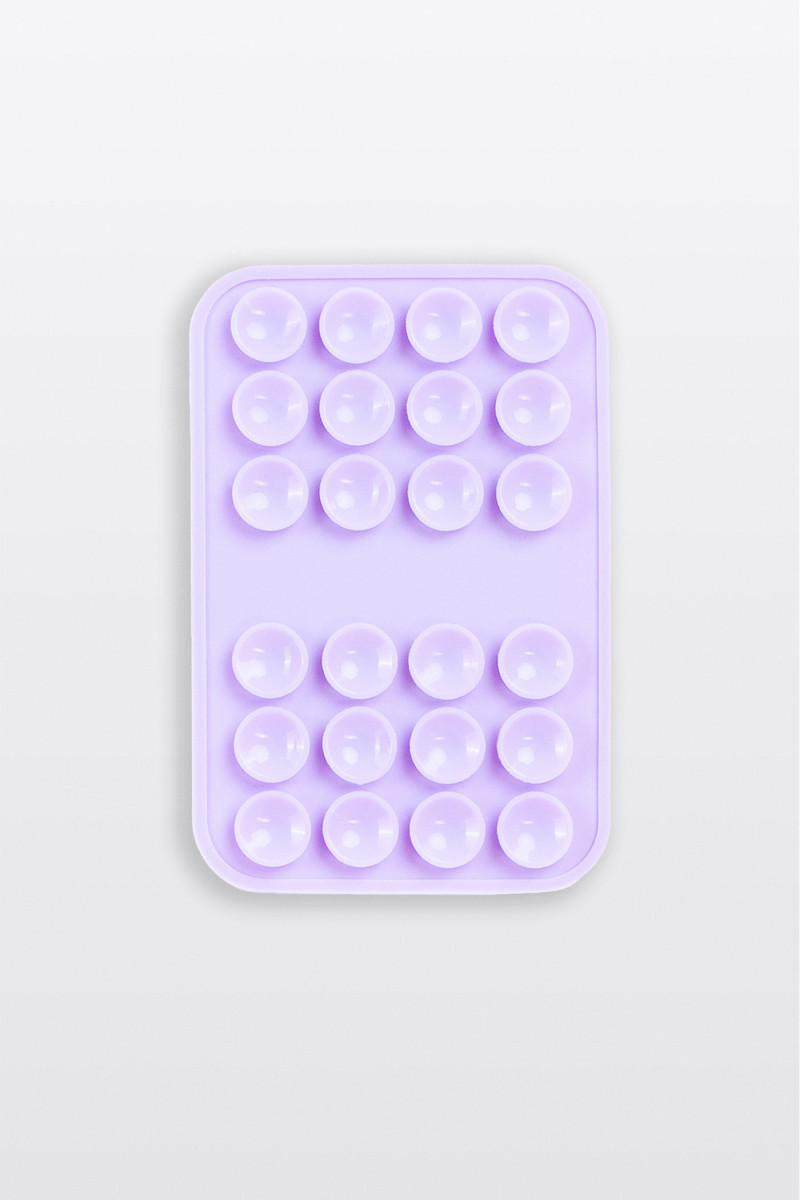 Jasnofioletowy przyssawka uchwyt do telefonu