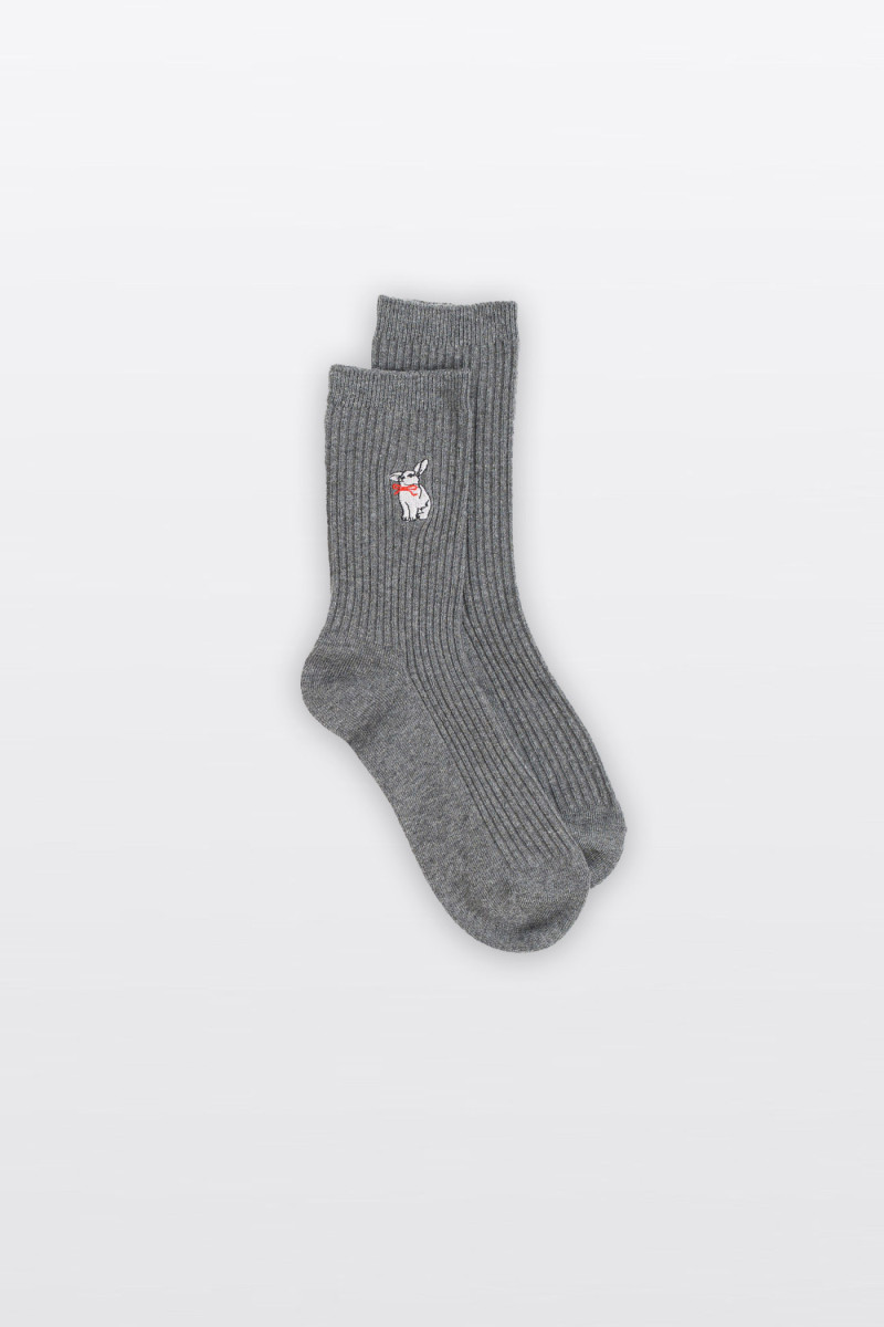 Kolorowy zestaw skarpet z motywem świątecznym 3-PAK, czerwony