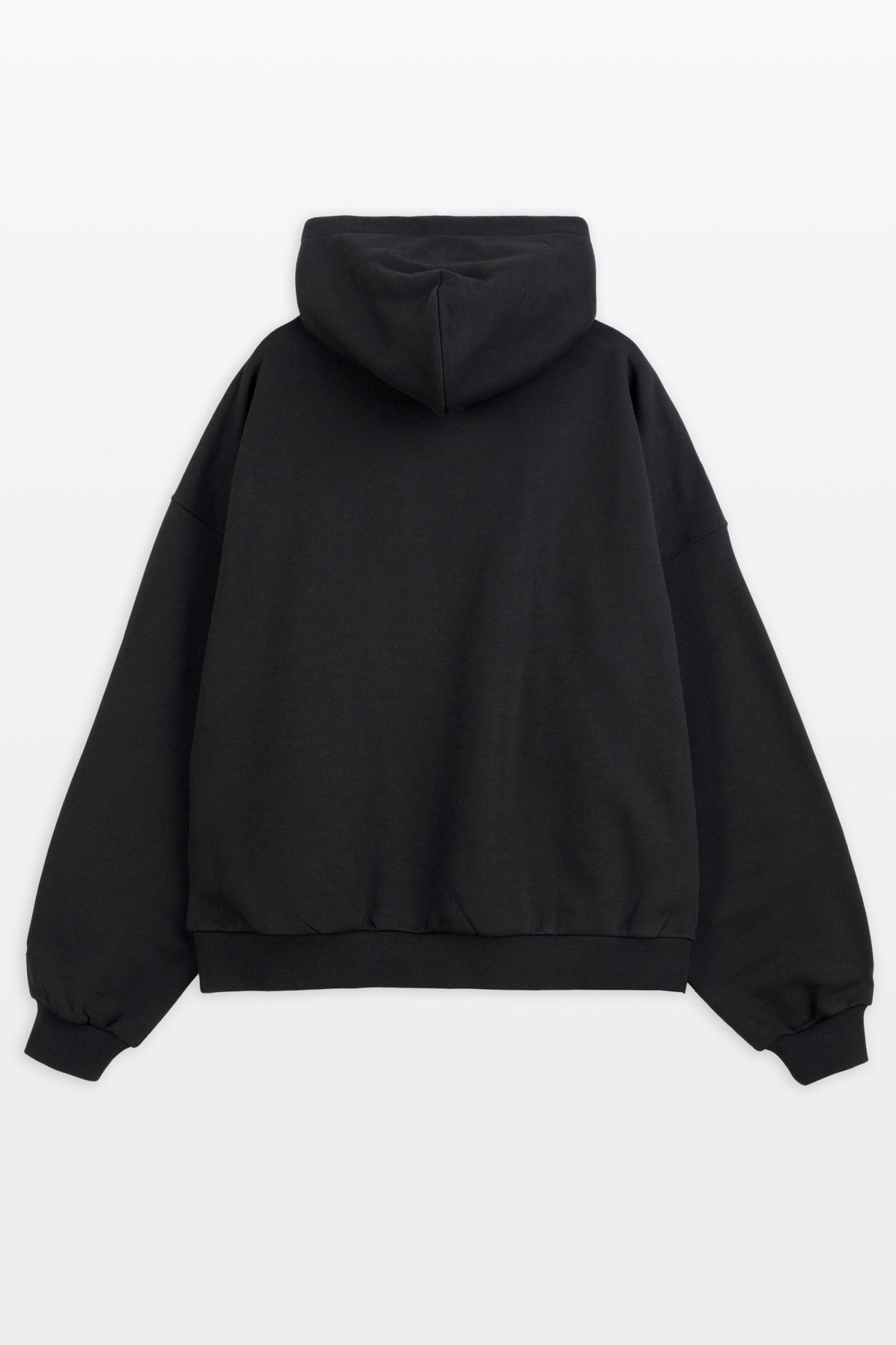 Czarna bluza z kapturem z odpinanym łańcuszkiem