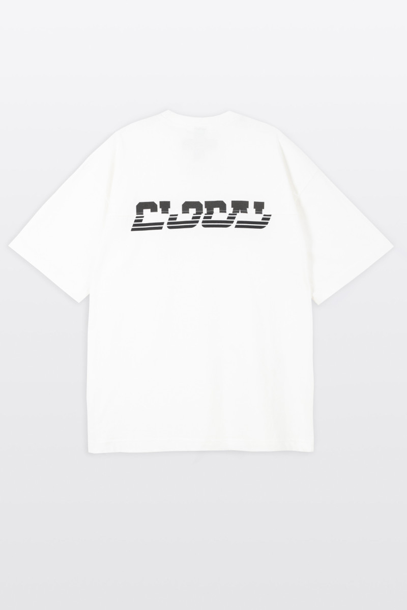 2005xReporter Biały t-shirt OVERSIZE