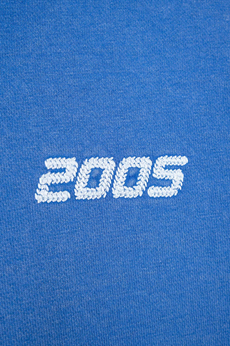 2005xReporter Niebieska bluza BOXY z kapturem