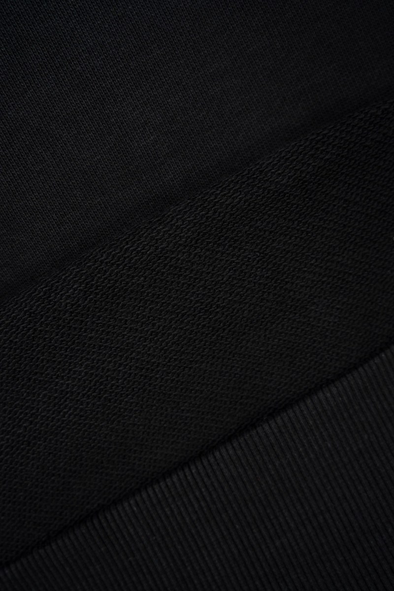 2005xReporter Czarna bluza OVERSIZE z kapturem