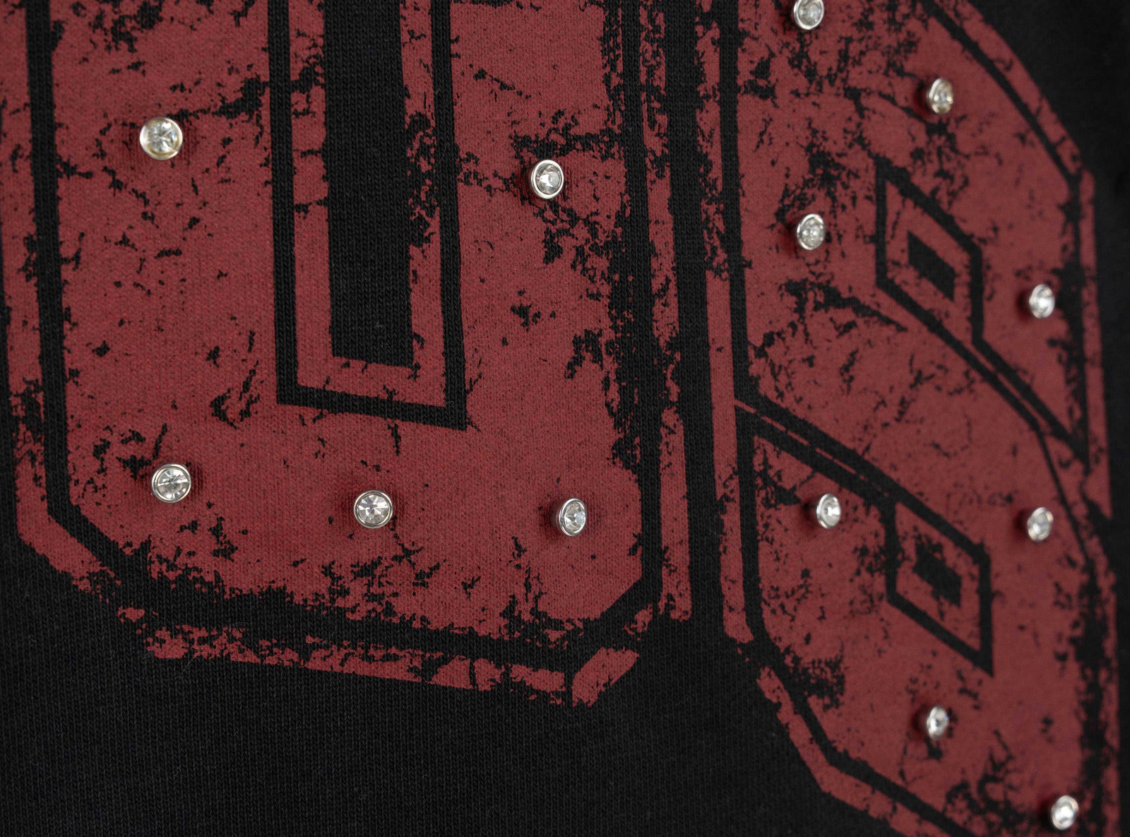 2005xReporter Czarna bluza OVERSIZE z kapturem